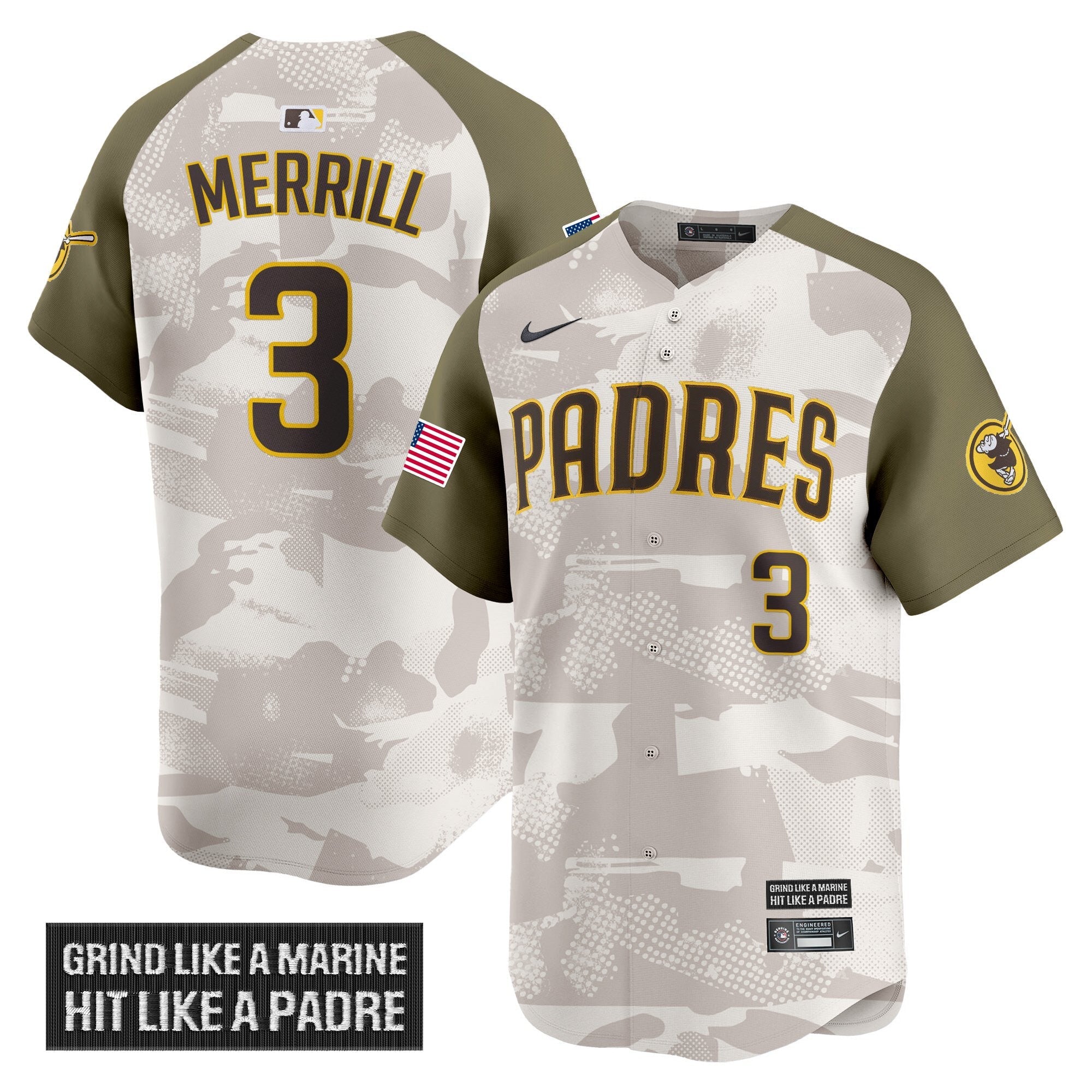 Men’s San Diego 2025 Armed Forces Day Vapor Premier Limited Jersey