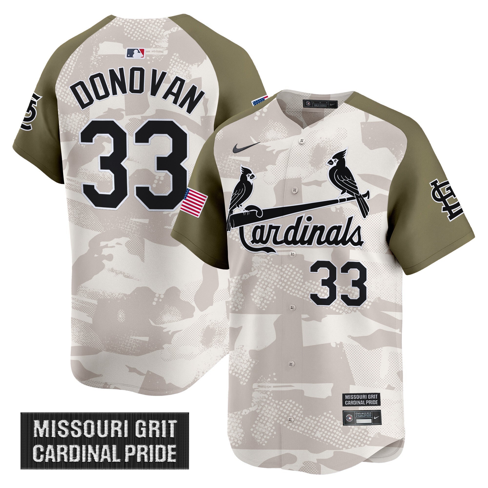 Men’s St. Louis 2025 Armed Forces Day Vapor Premier Limited Jersey
