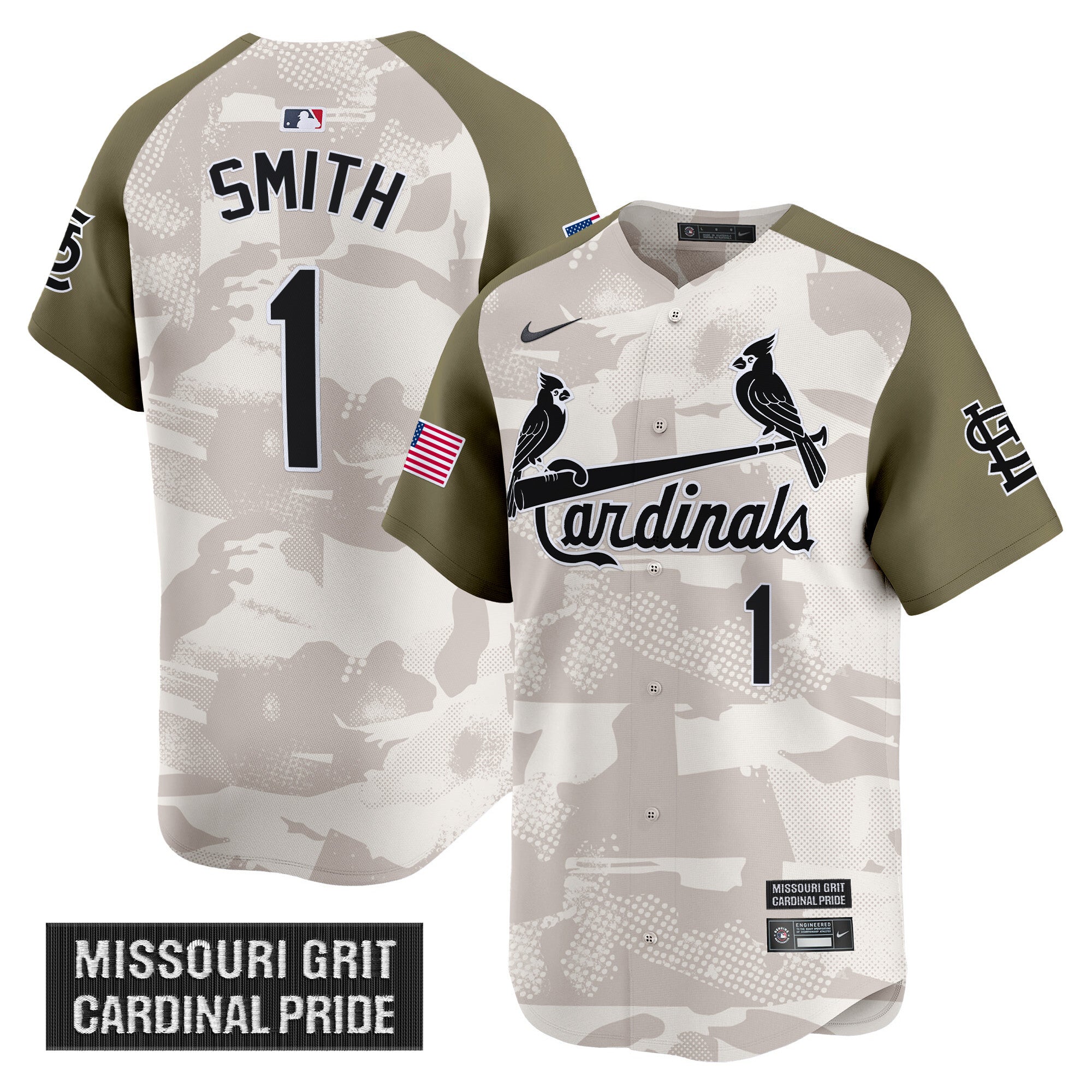 Men’s St. Louis 2025 Armed Forces Day Vapor Premier Limited Jersey