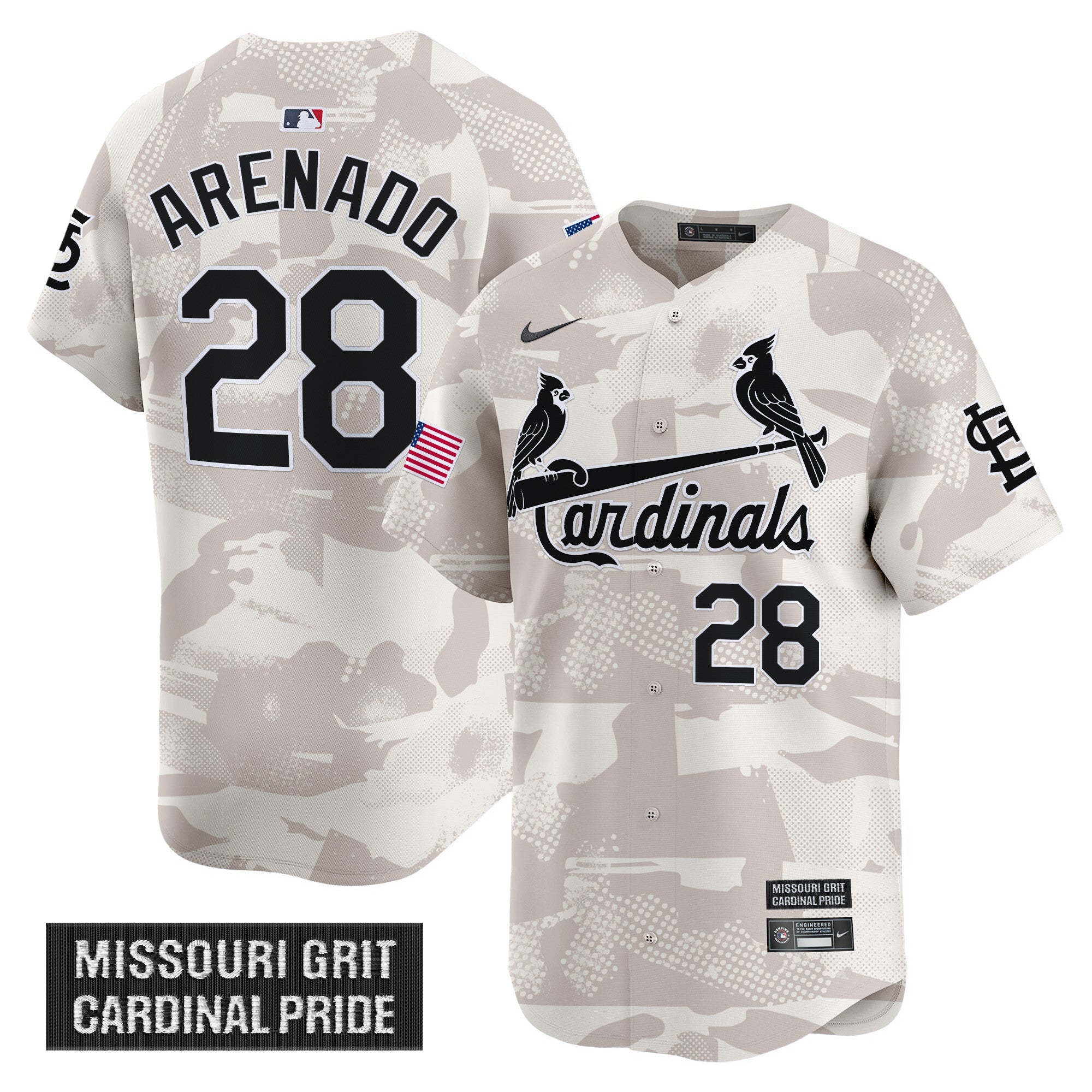 Men’s St. Louis 2025 Armed Forces Day Vapor Premier Limited Jersey