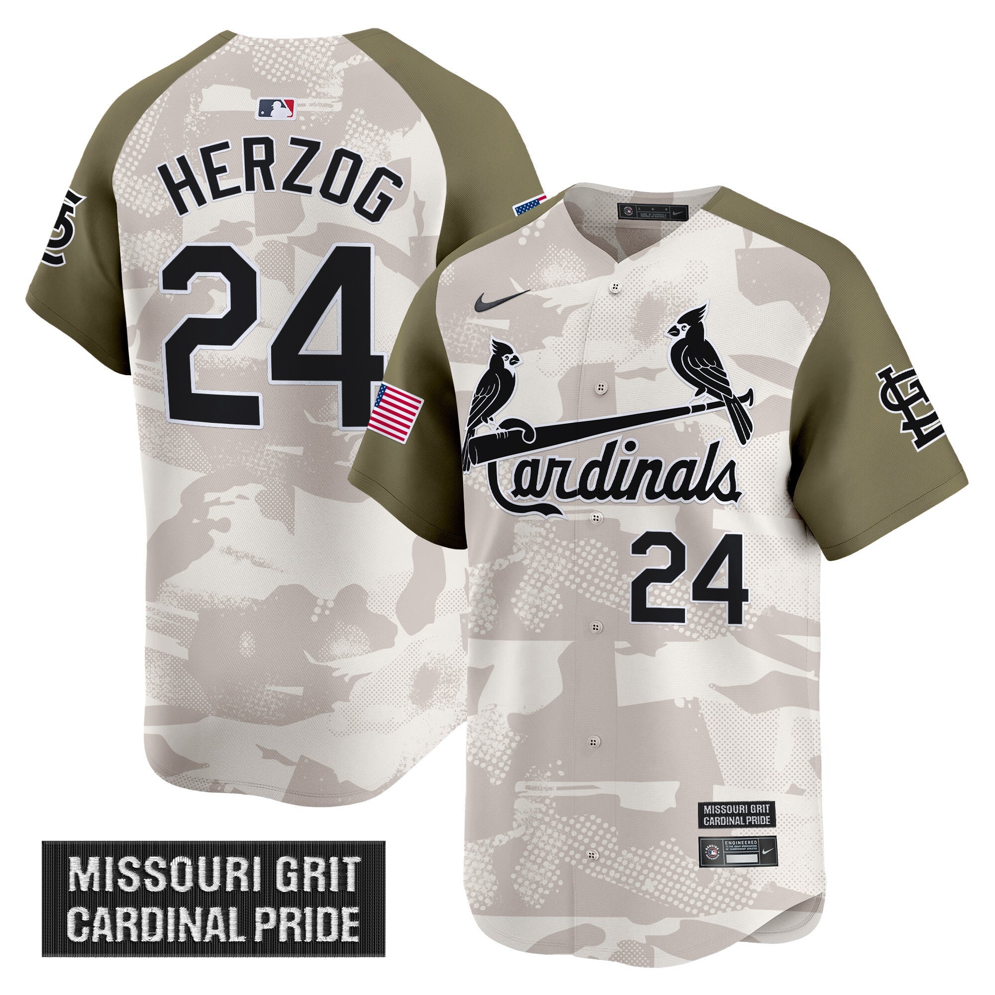 Men’s St. Louis 2025 Armed Forces Day Vapor Premier Limited Jersey