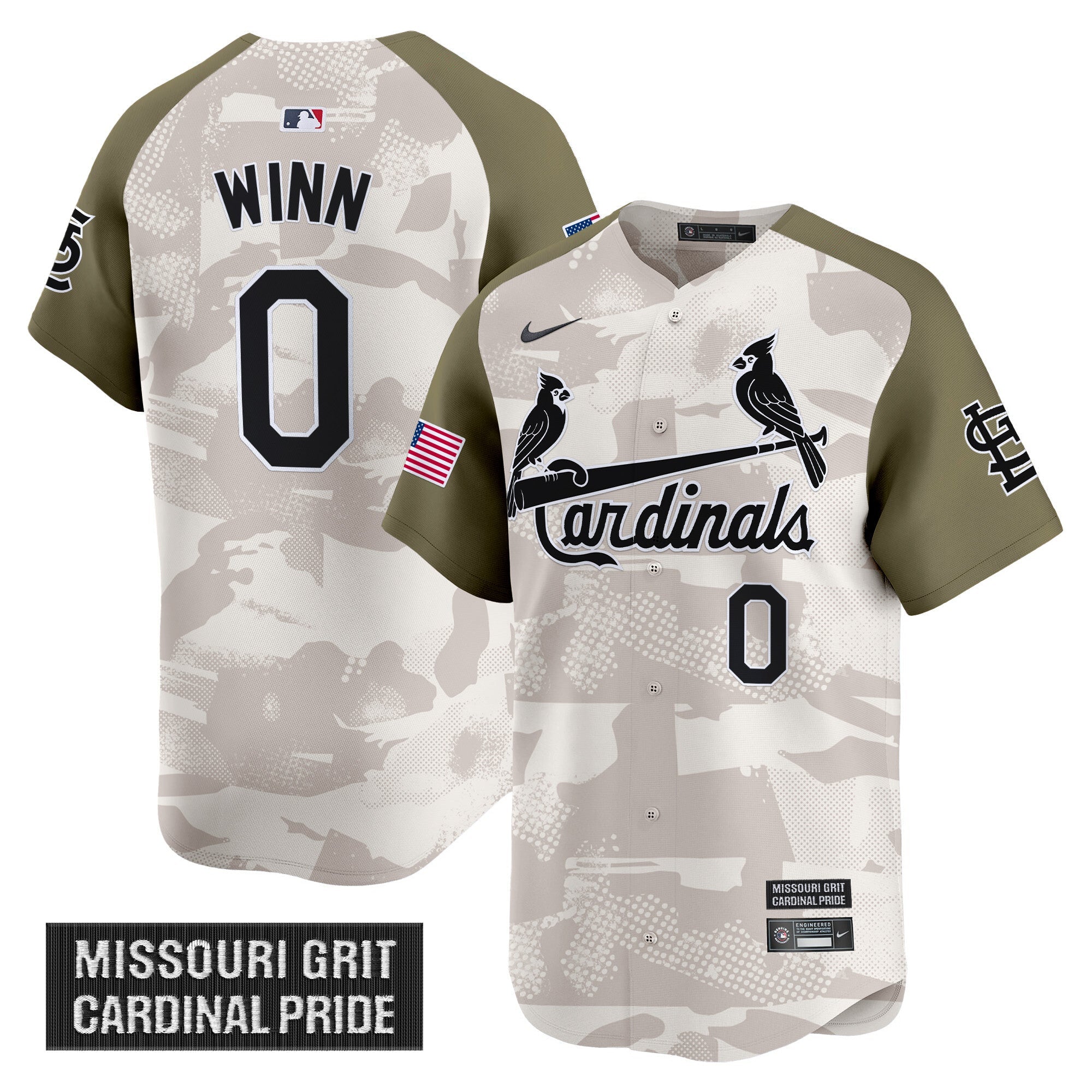 Men’s St. Louis 2025 Armed Forces Day Vapor Premier Limited Jersey