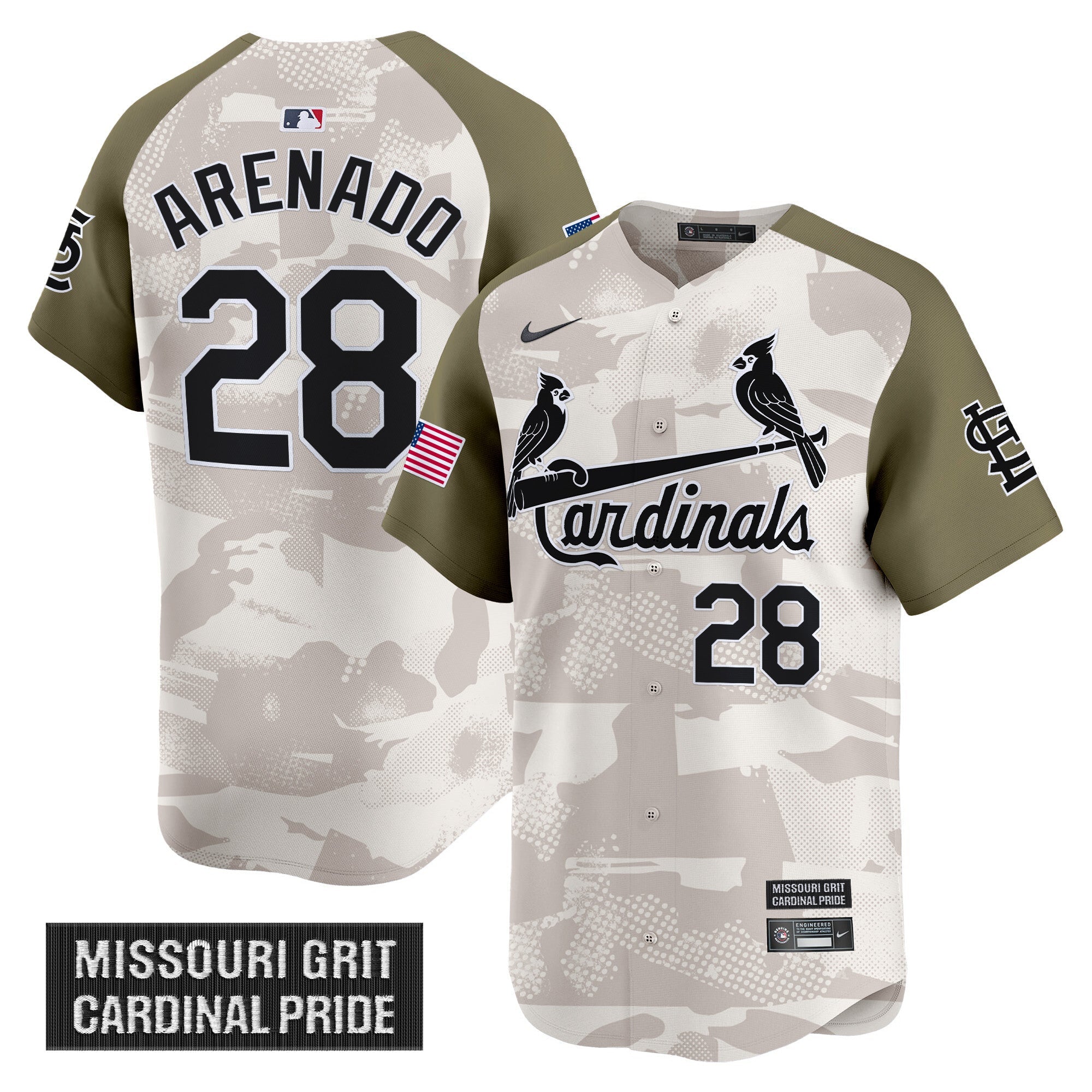 Men’s St. Louis 2025 Armed Forces Day Vapor Premier Limited Jersey