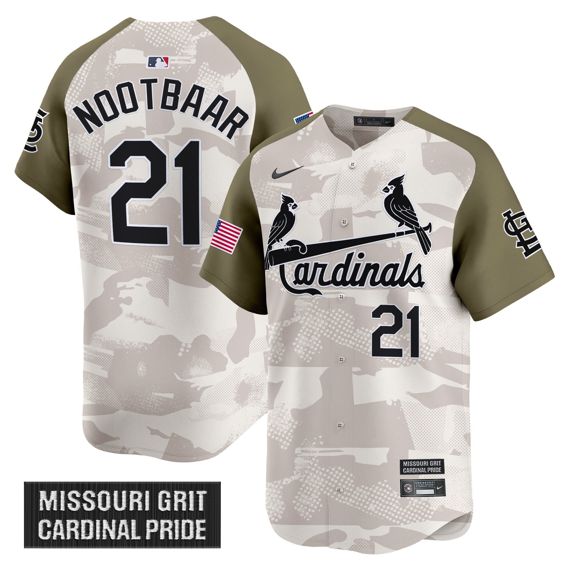 Men’s St. Louis 2025 Armed Forces Day Vapor Premier Limited Jersey