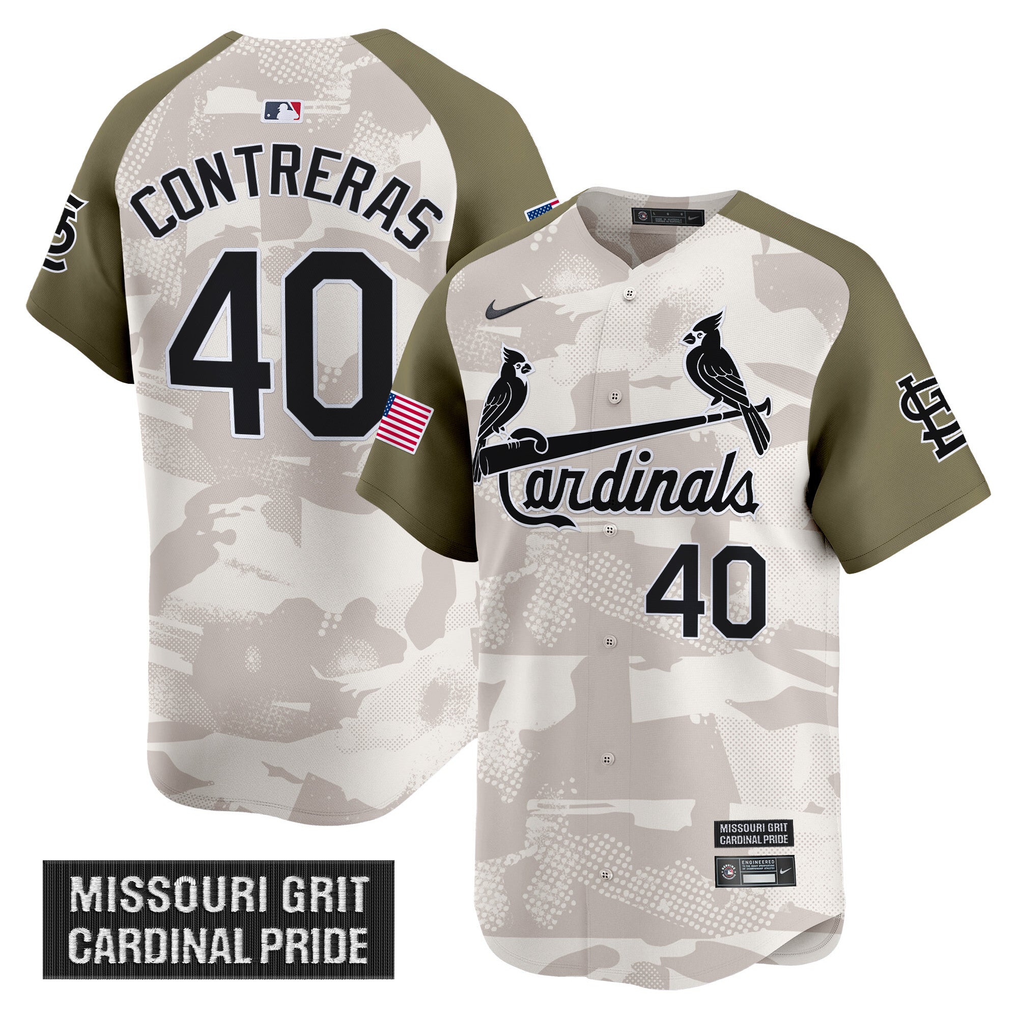 Men’s St. Louis 2025 Armed Forces Day Vapor Premier Limited Jersey