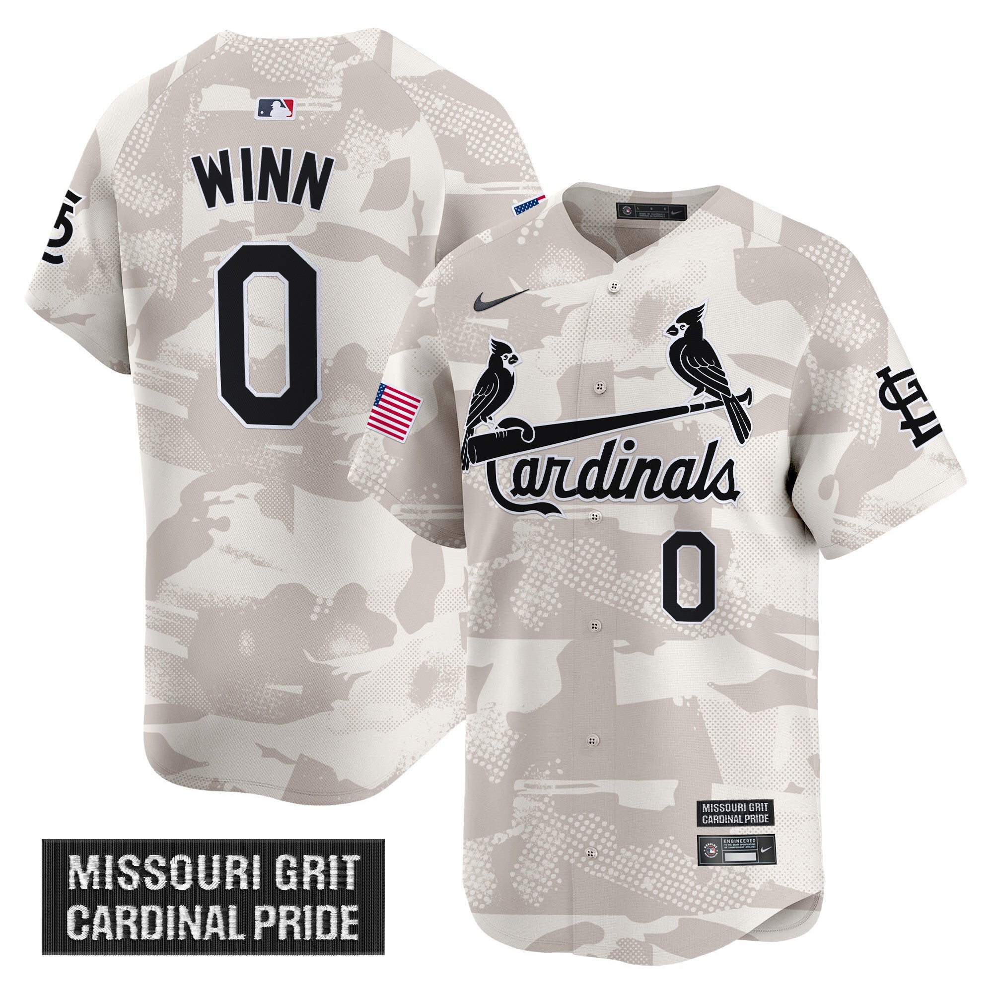 Men’s St. Louis 2025 Armed Forces Day Vapor Premier Limited Jersey