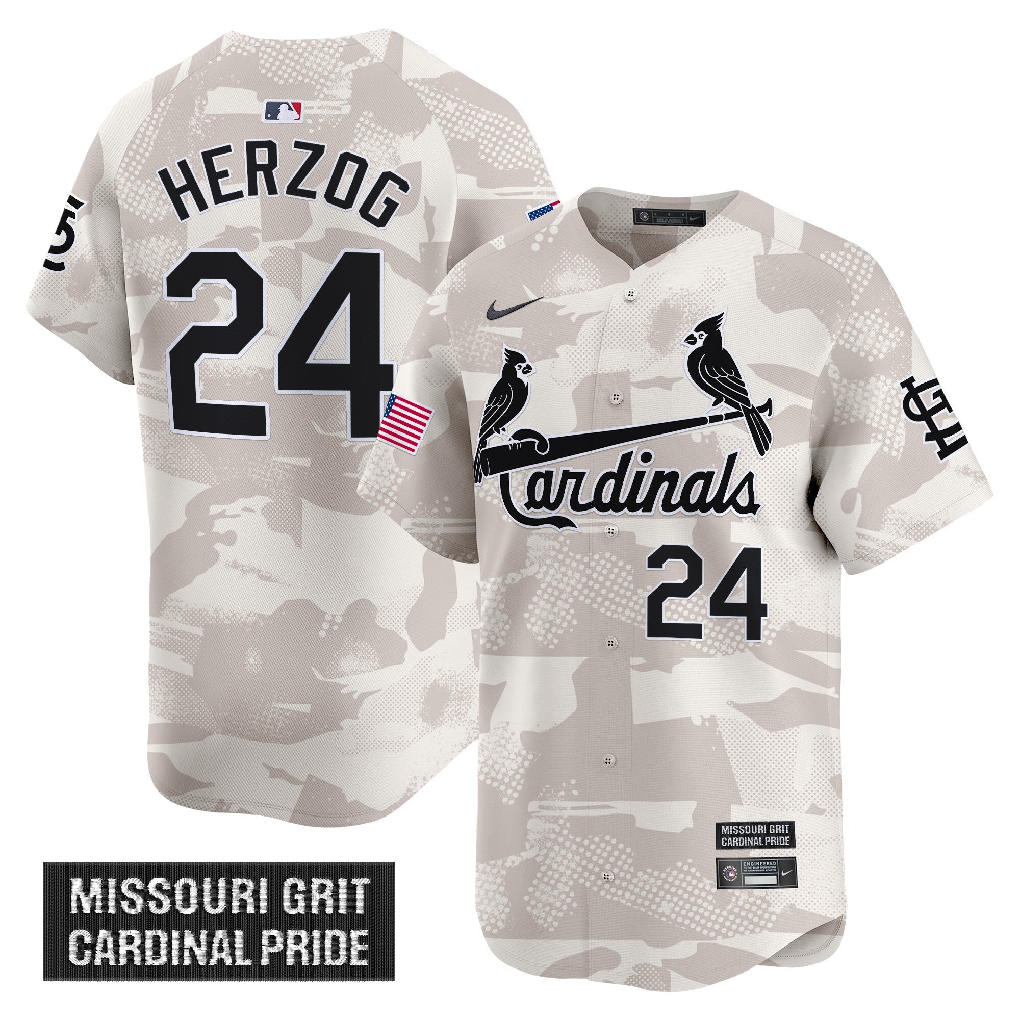 Men’s St. Louis 2025 Armed Forces Day Vapor Premier Limited Jersey
