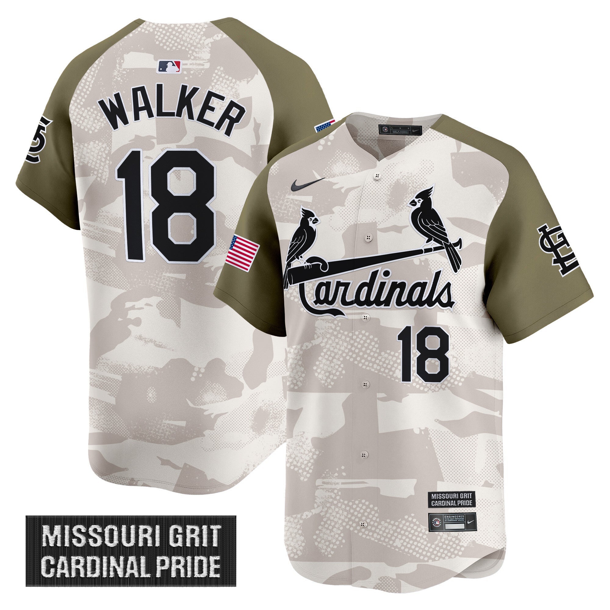 Men’s St. Louis 2025 Armed Forces Day Vapor Premier Limited Jersey