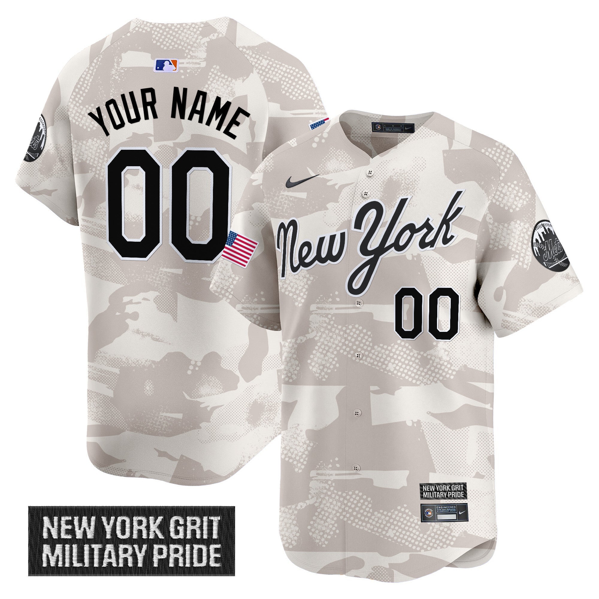 New York 2025 Armed Forces Day Vapor Premier Limited Custom Jersey