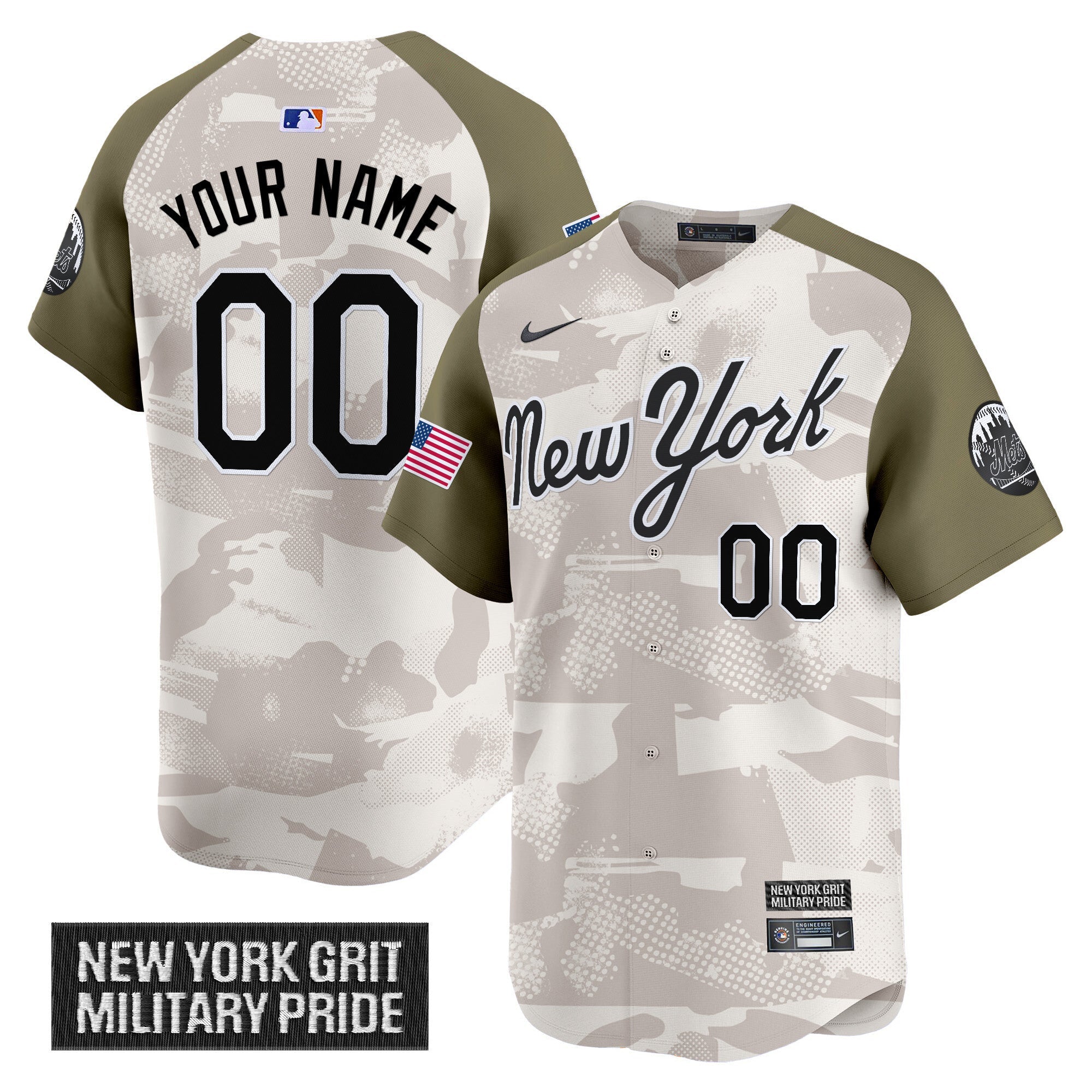 New York 2025 Armed Forces Day Vapor Premier Limited Custom Jersey