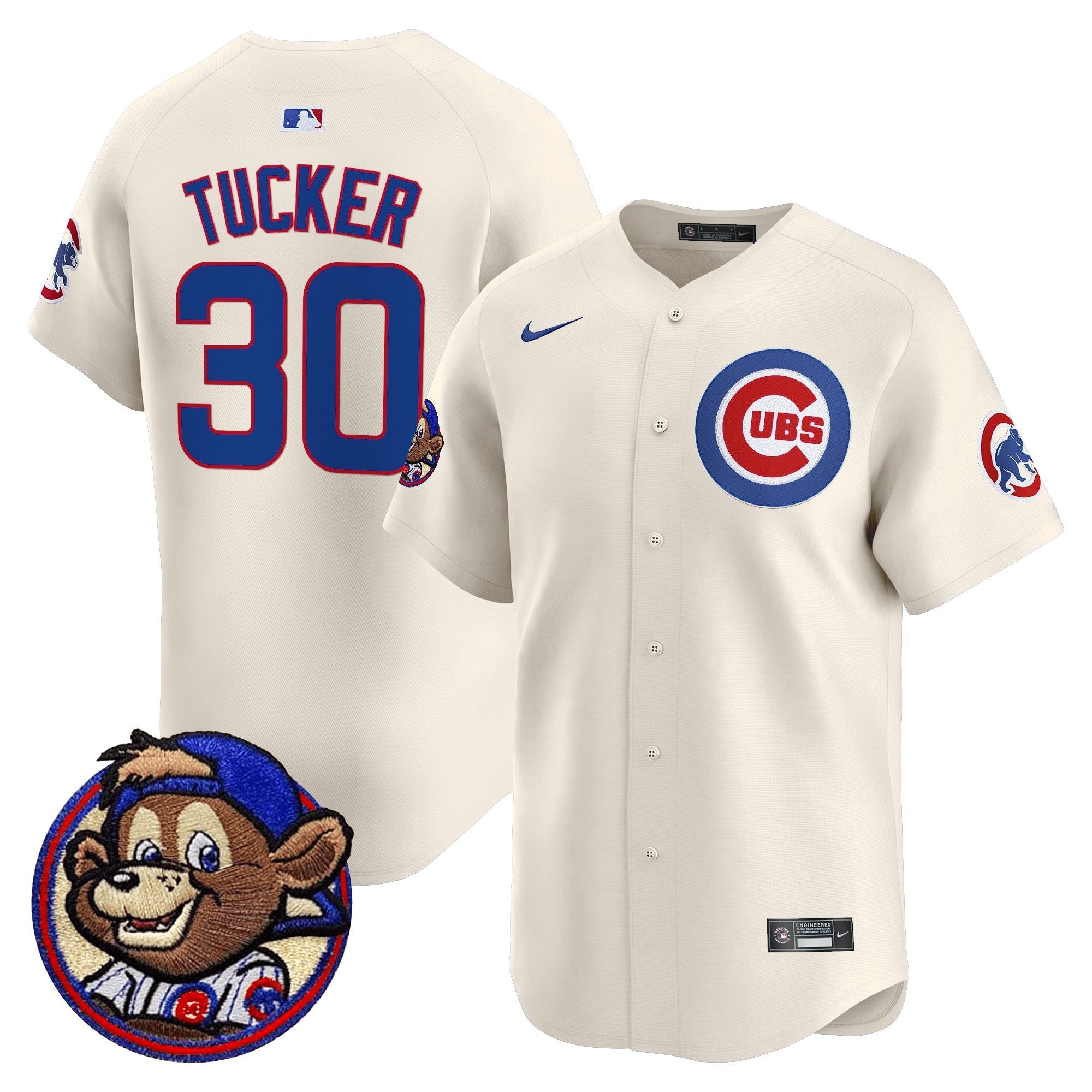 Men’s Chicago Clark Patch Vapor Premier Limited Jersey