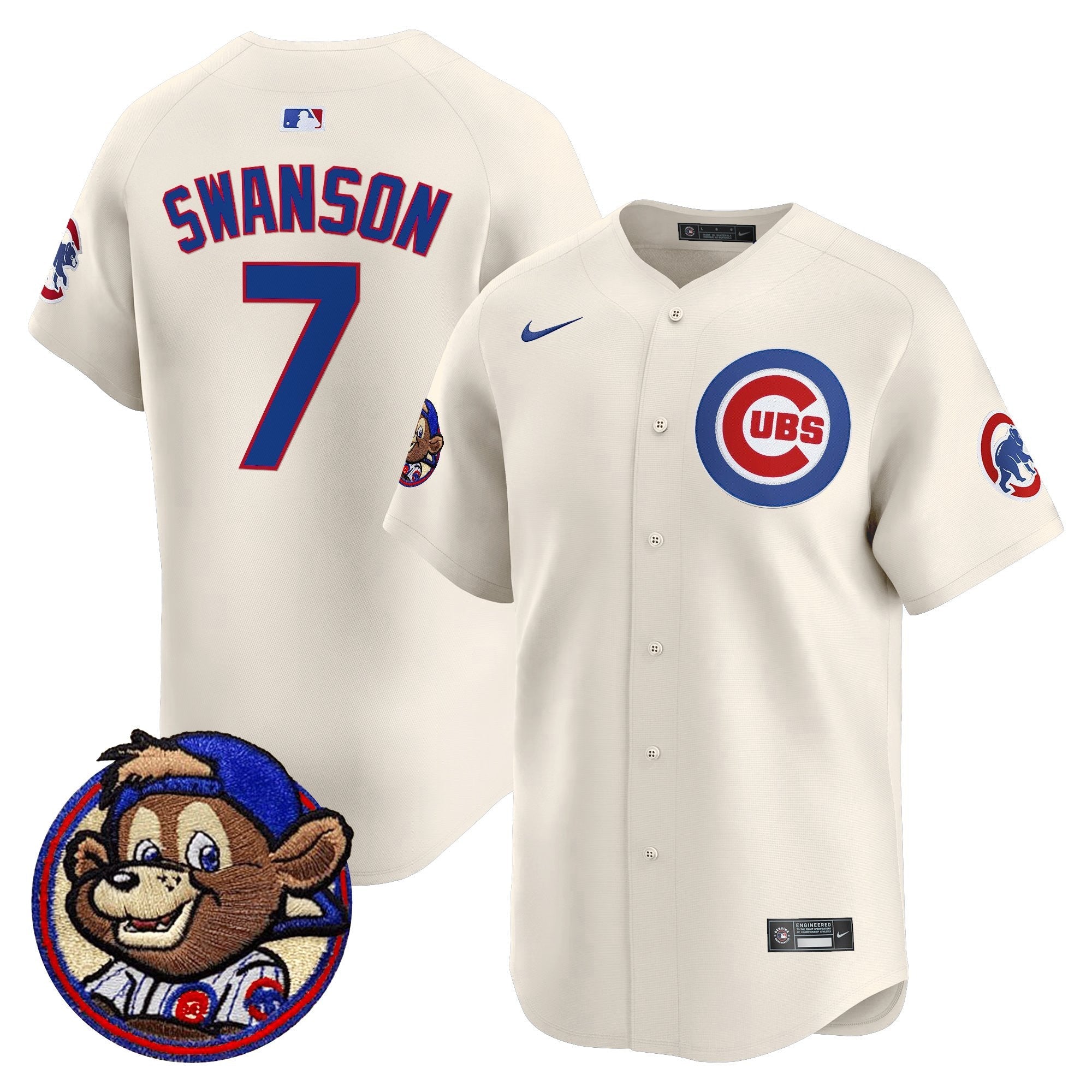 Men’s Chicago Clark Patch Vapor Premier Limited Jersey