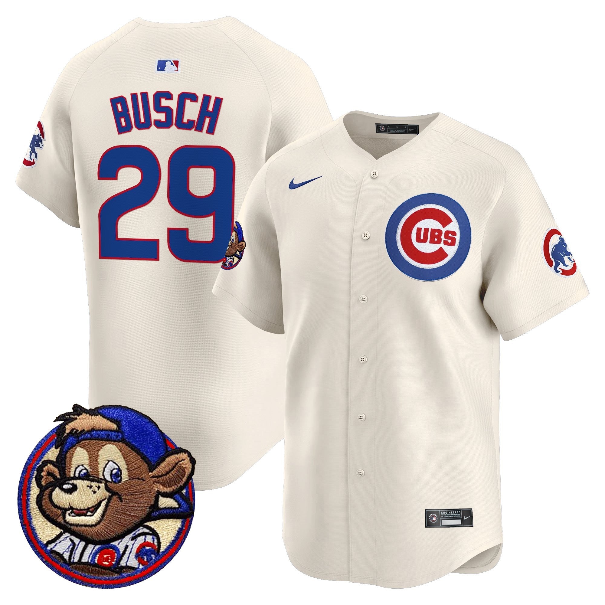 Men’s Chicago Clark Patch Vapor Premier Limited Jersey