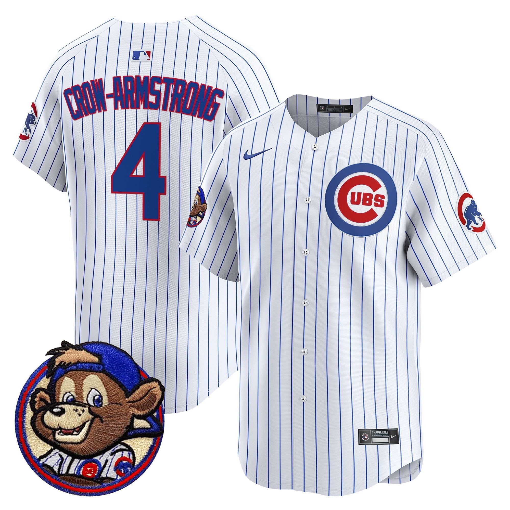 Men’s Chicago Clark Patch Vapor Premier Limited Jersey