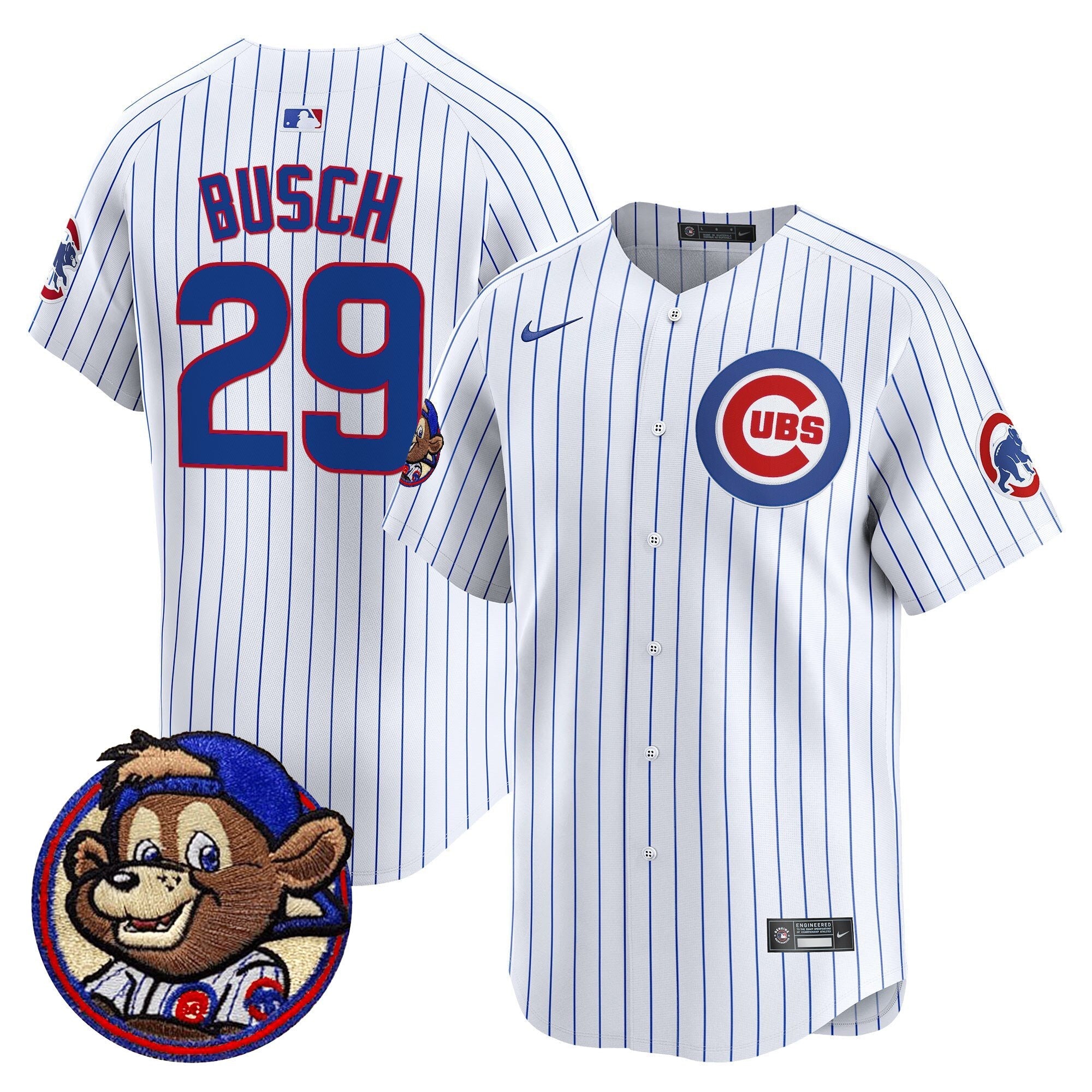 Men’s Chicago Clark Patch Vapor Premier Limited Jersey