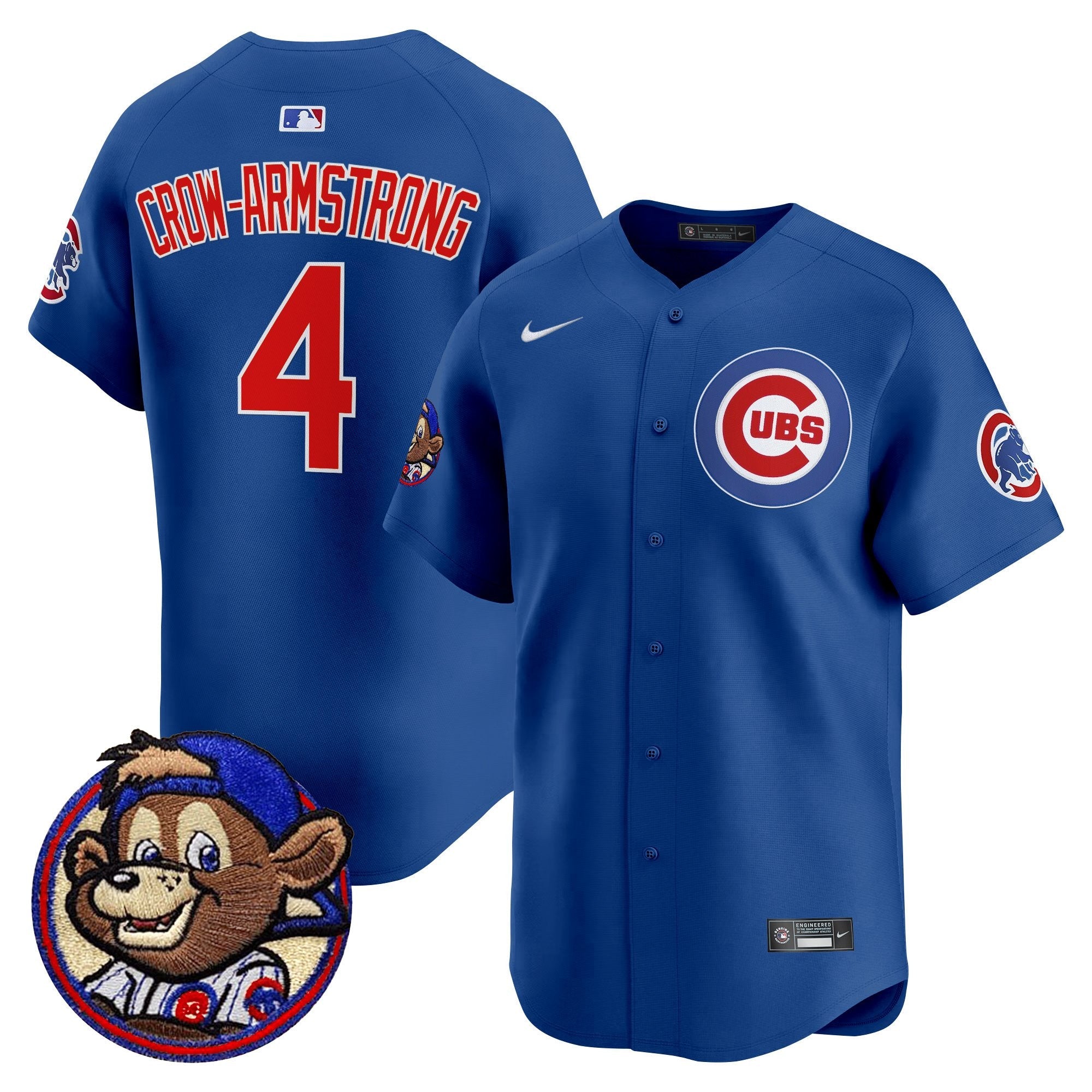 Men’s Chicago Clark Patch Vapor Premier Limited Jersey