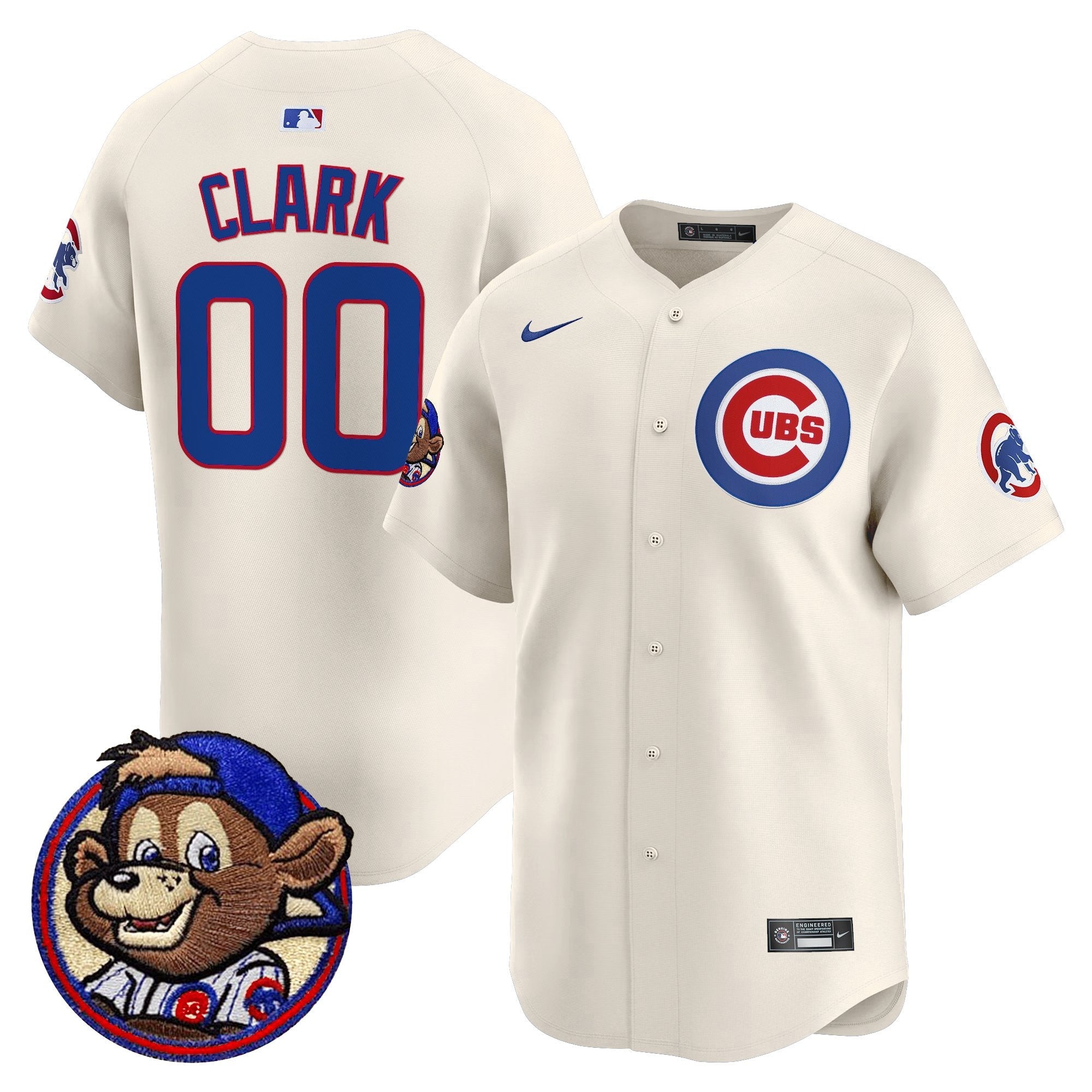 Men’s Chicago Clark Patch Vapor Premier Limited Jersey