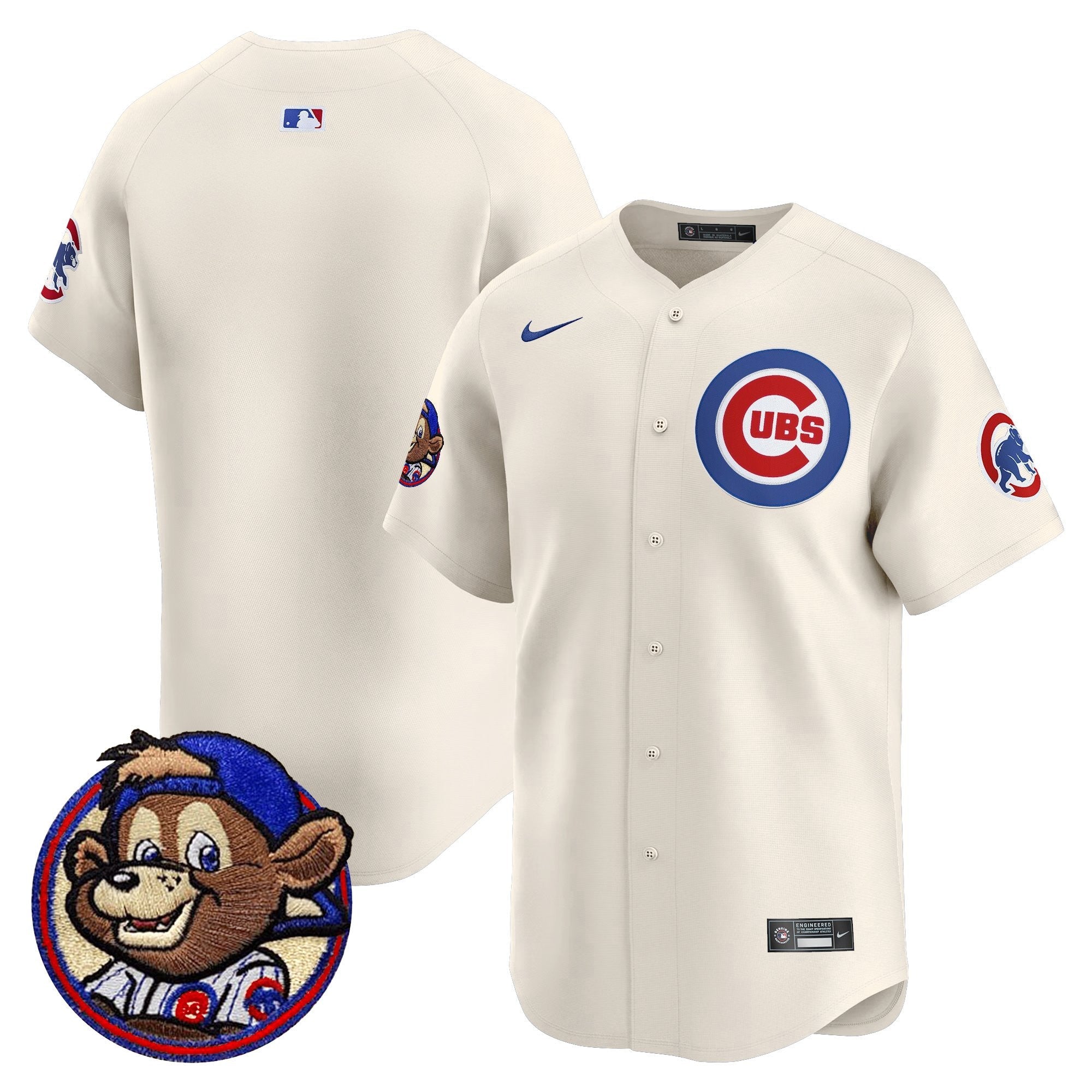 Men’s Chicago Clark Patch Vapor Premier Limited Jersey