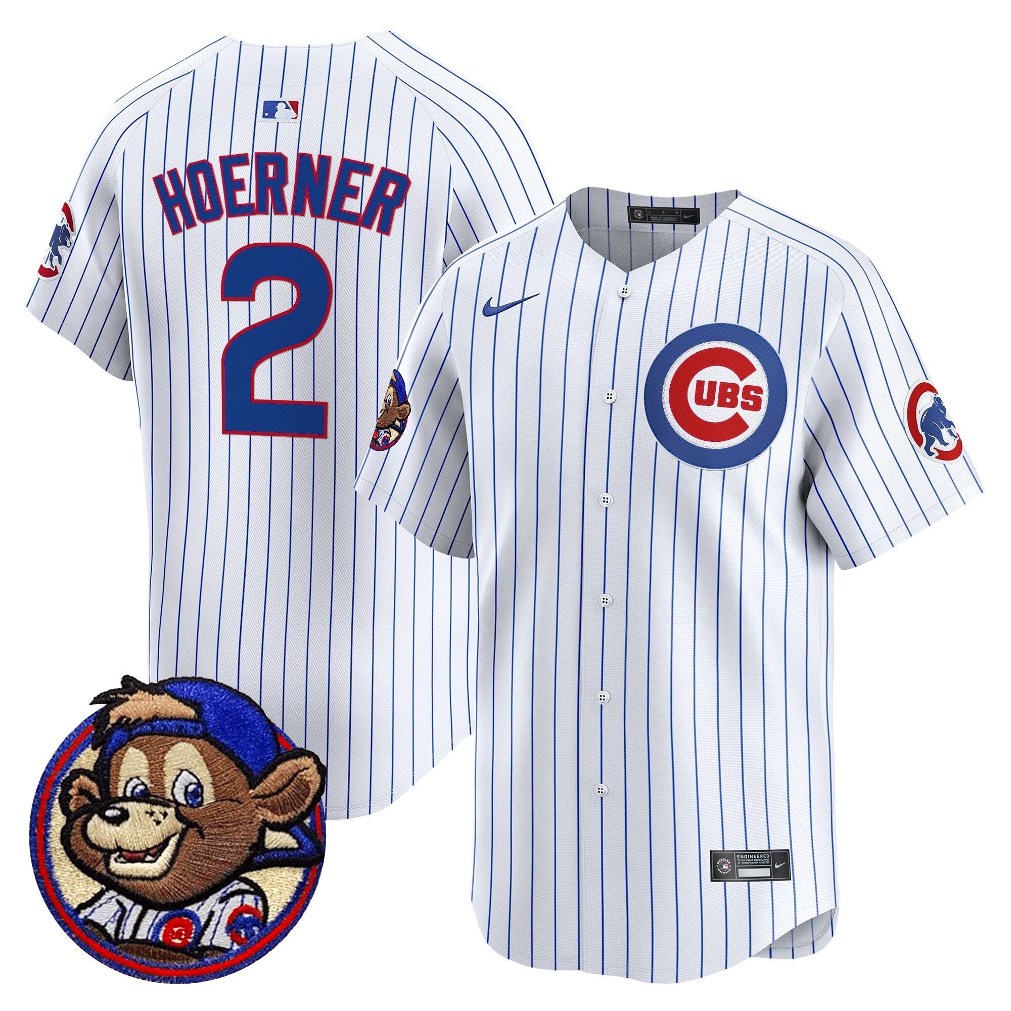 Men’s Chicago Clark Patch Vapor Premier Limited Jersey
