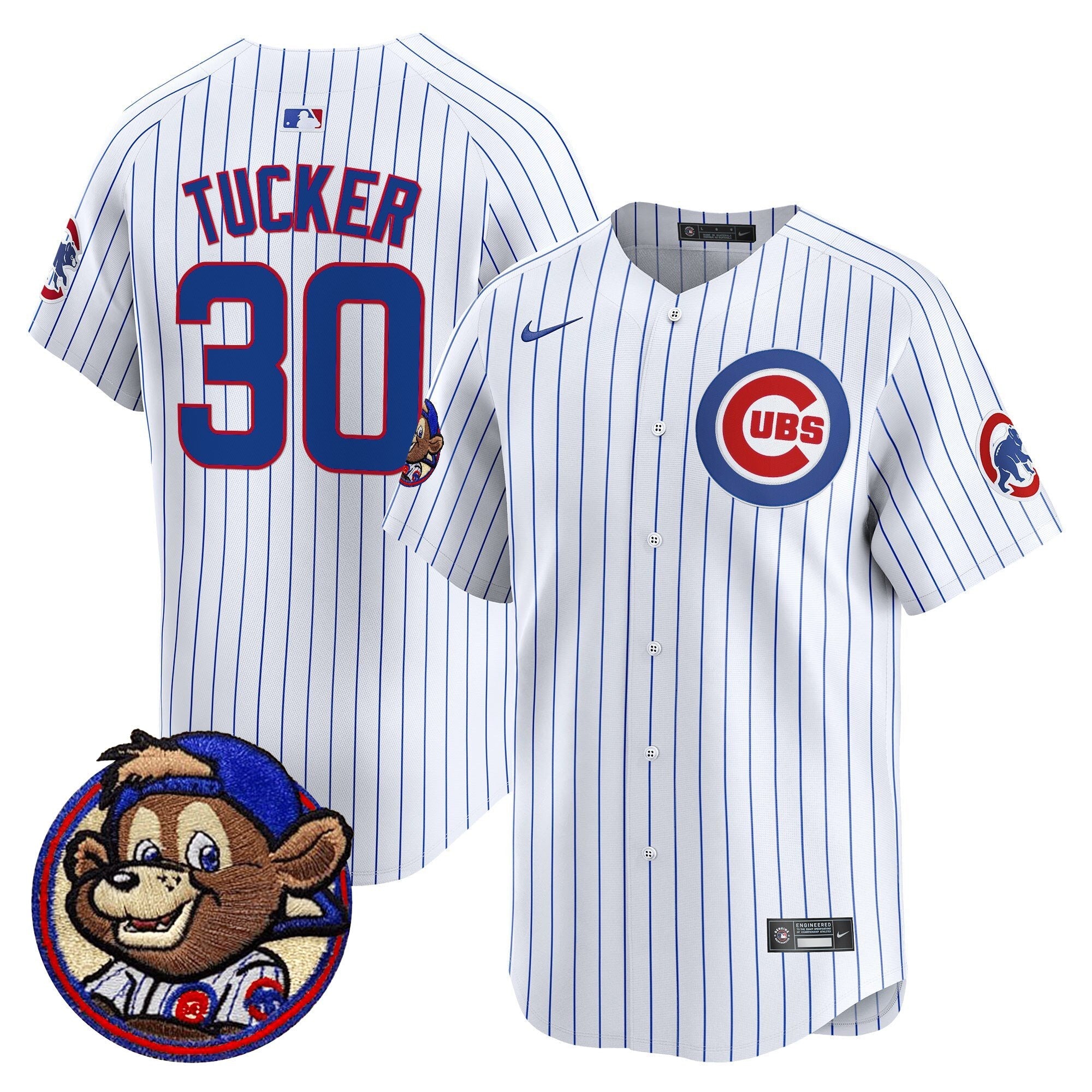 Men’s Chicago Clark Patch Vapor Premier Limited Jersey