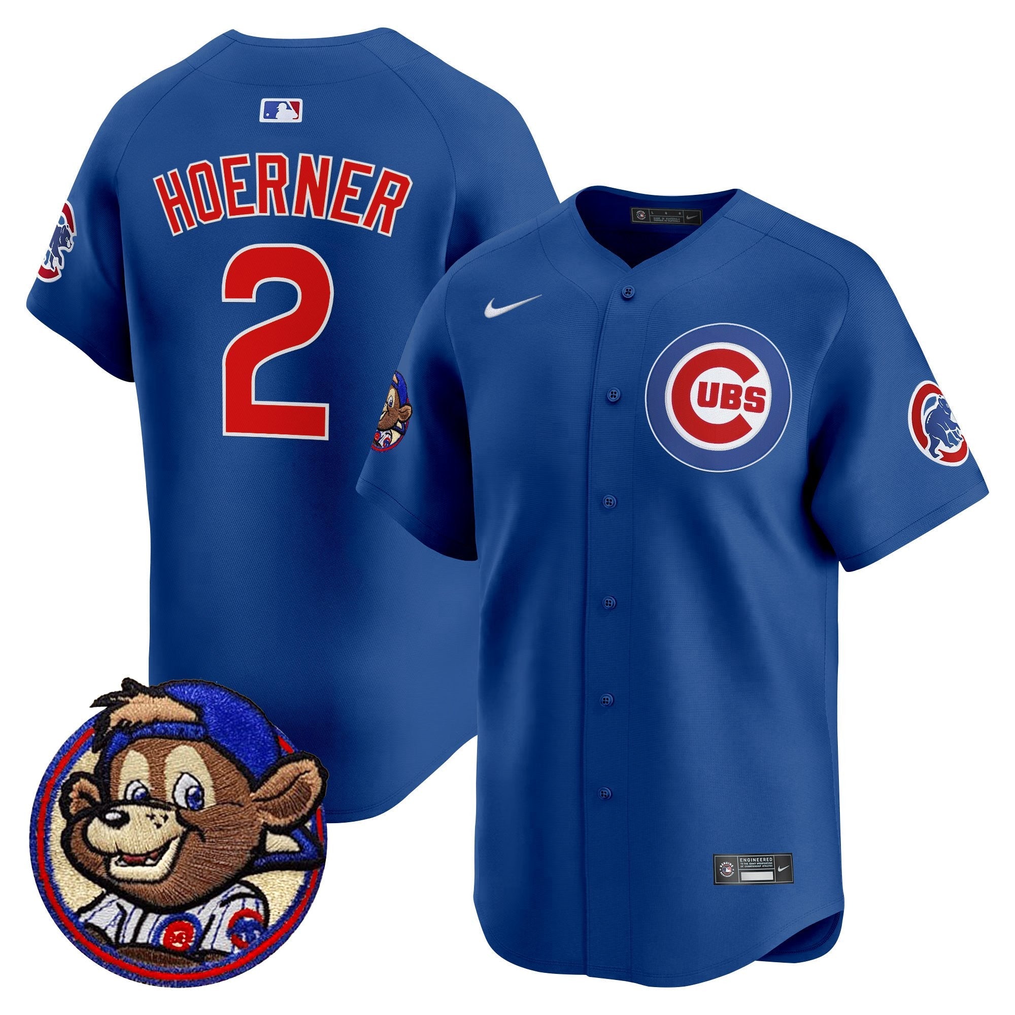 Men’s Chicago Clark Patch Vapor Premier Limited Jersey