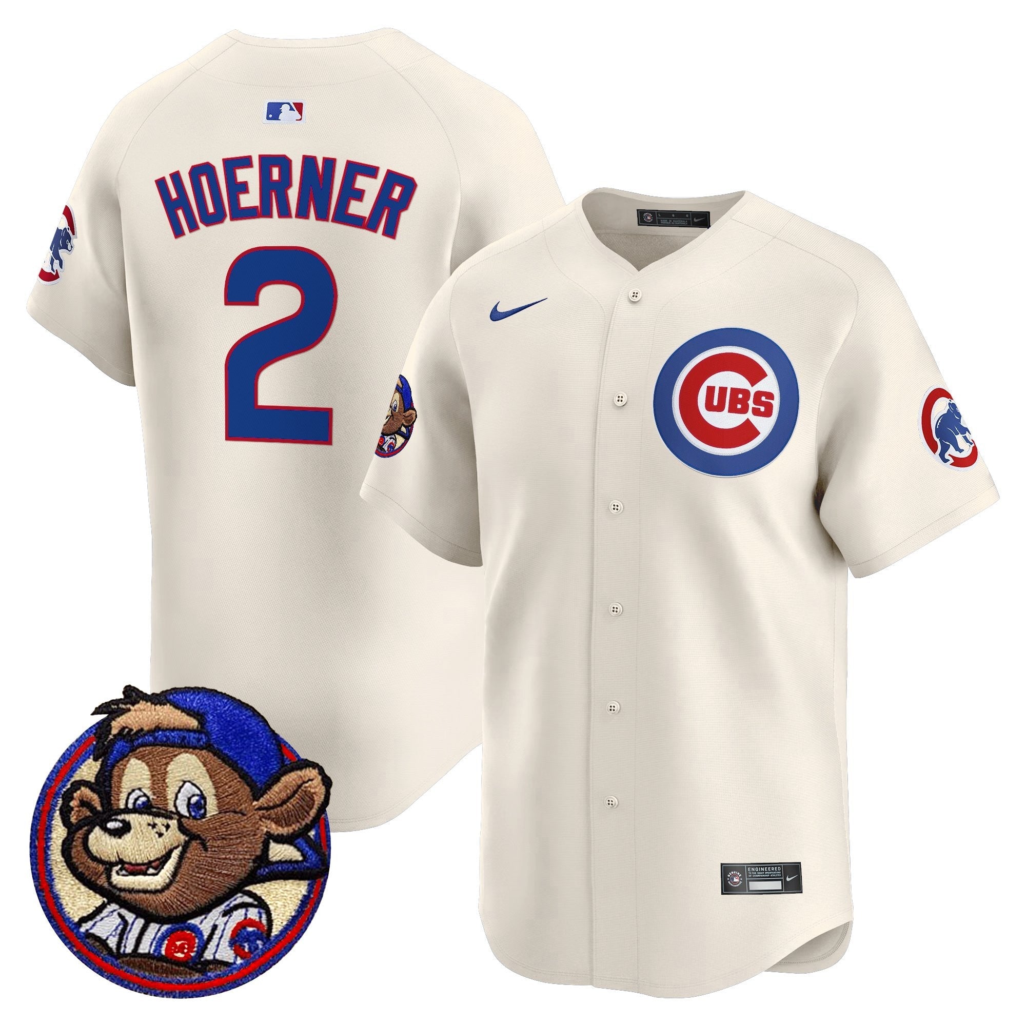 Men’s Chicago Clark Patch Vapor Premier Limited Jersey