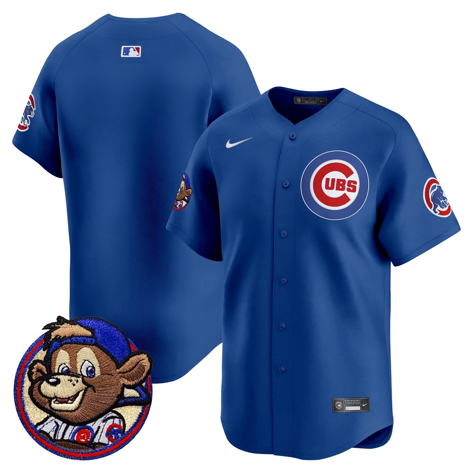 Men’s Chicago Clark Patch Vapor Premier Limited Jersey