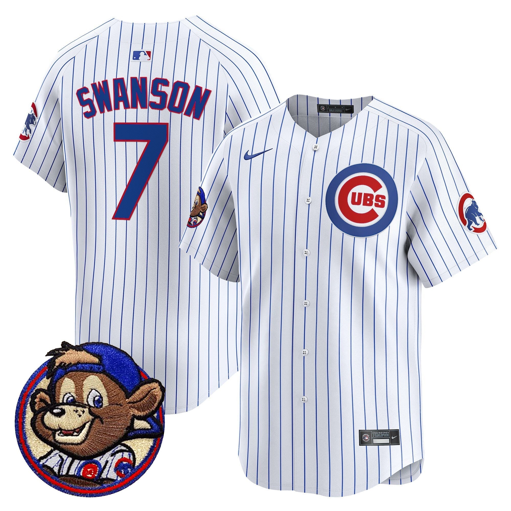 Men’s Chicago Clark Patch Vapor Premier Limited Jersey
