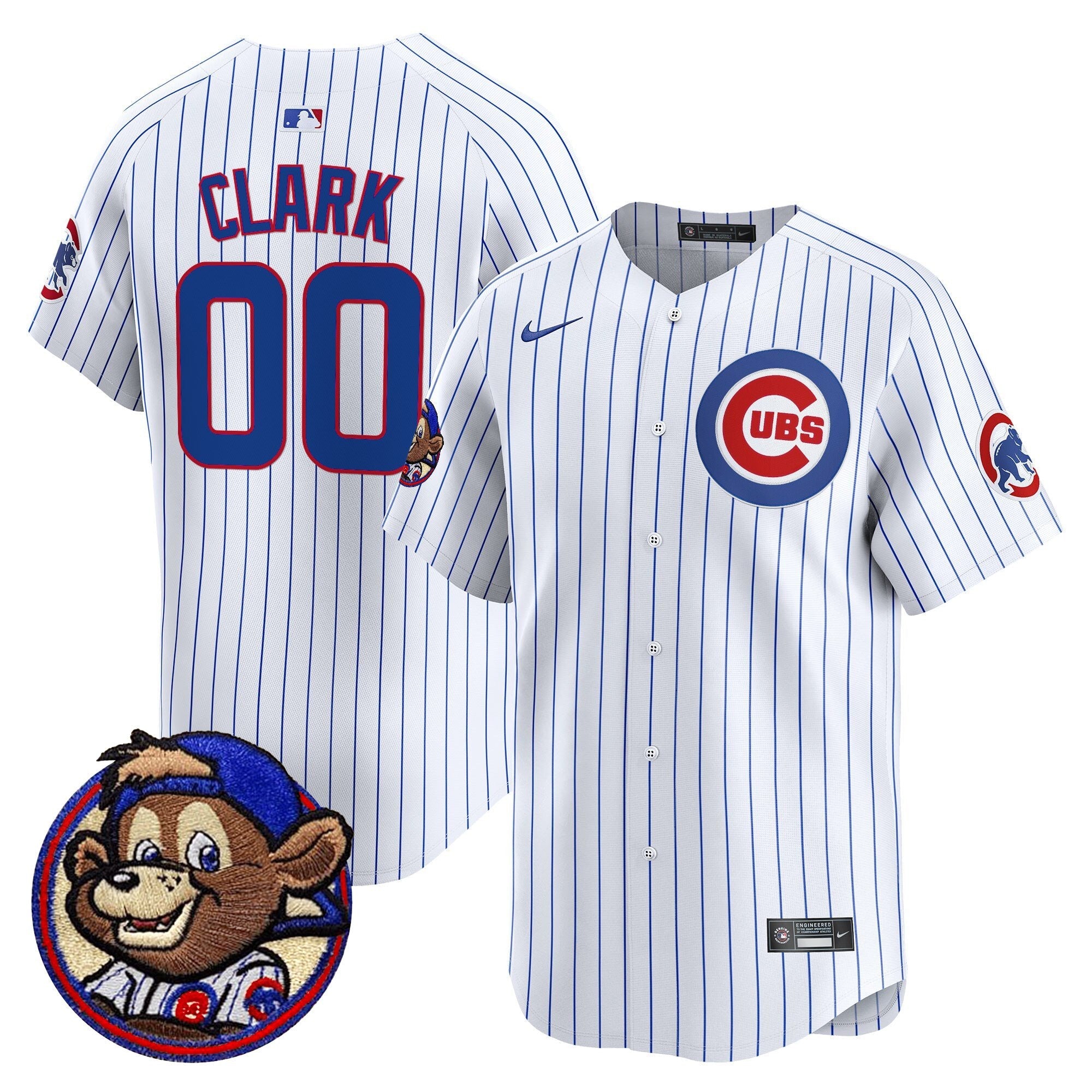 Men’s Chicago Clark Patch Vapor Premier Limited Jersey