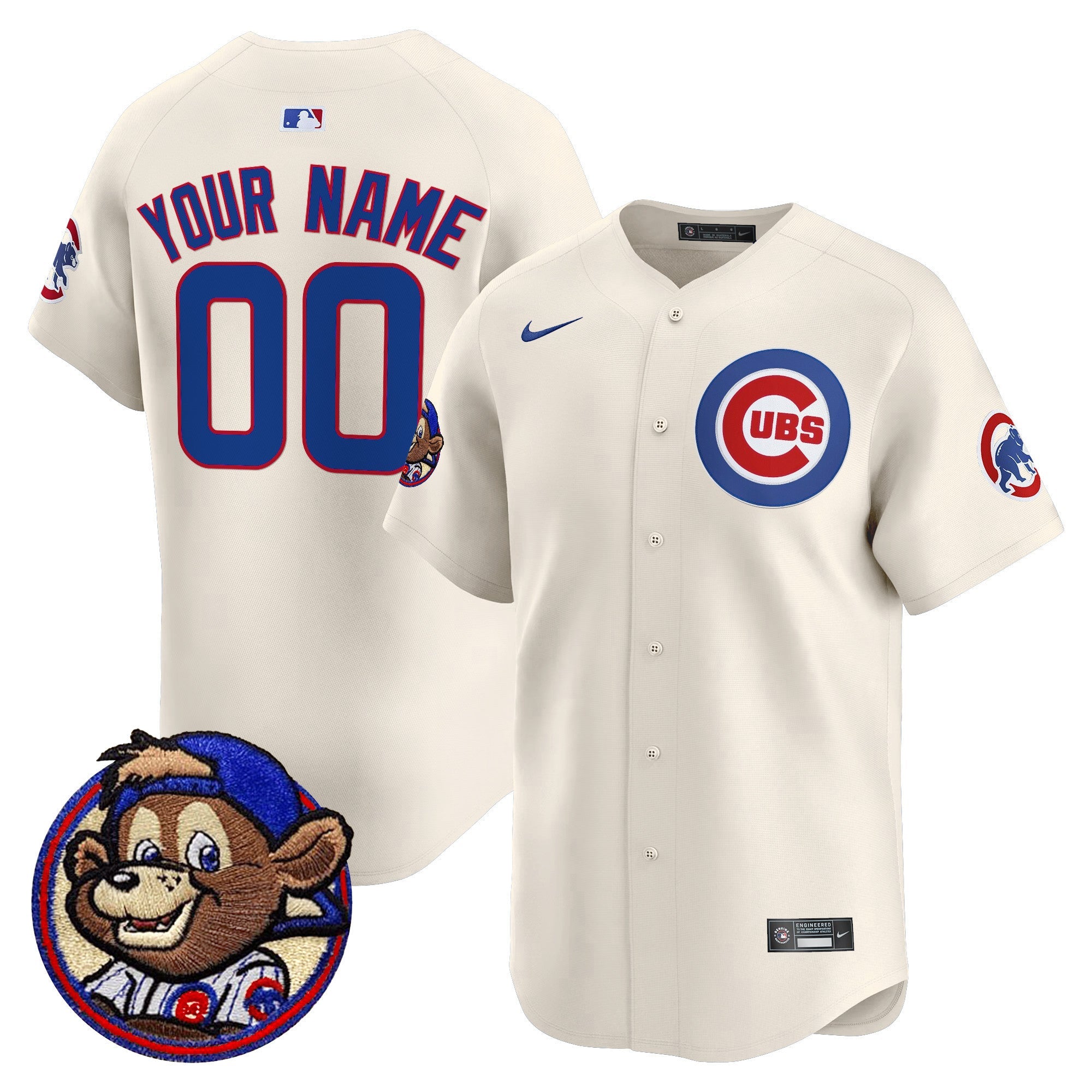 Chicago Clark Patch Vapor Premier Limited Custom Jersey