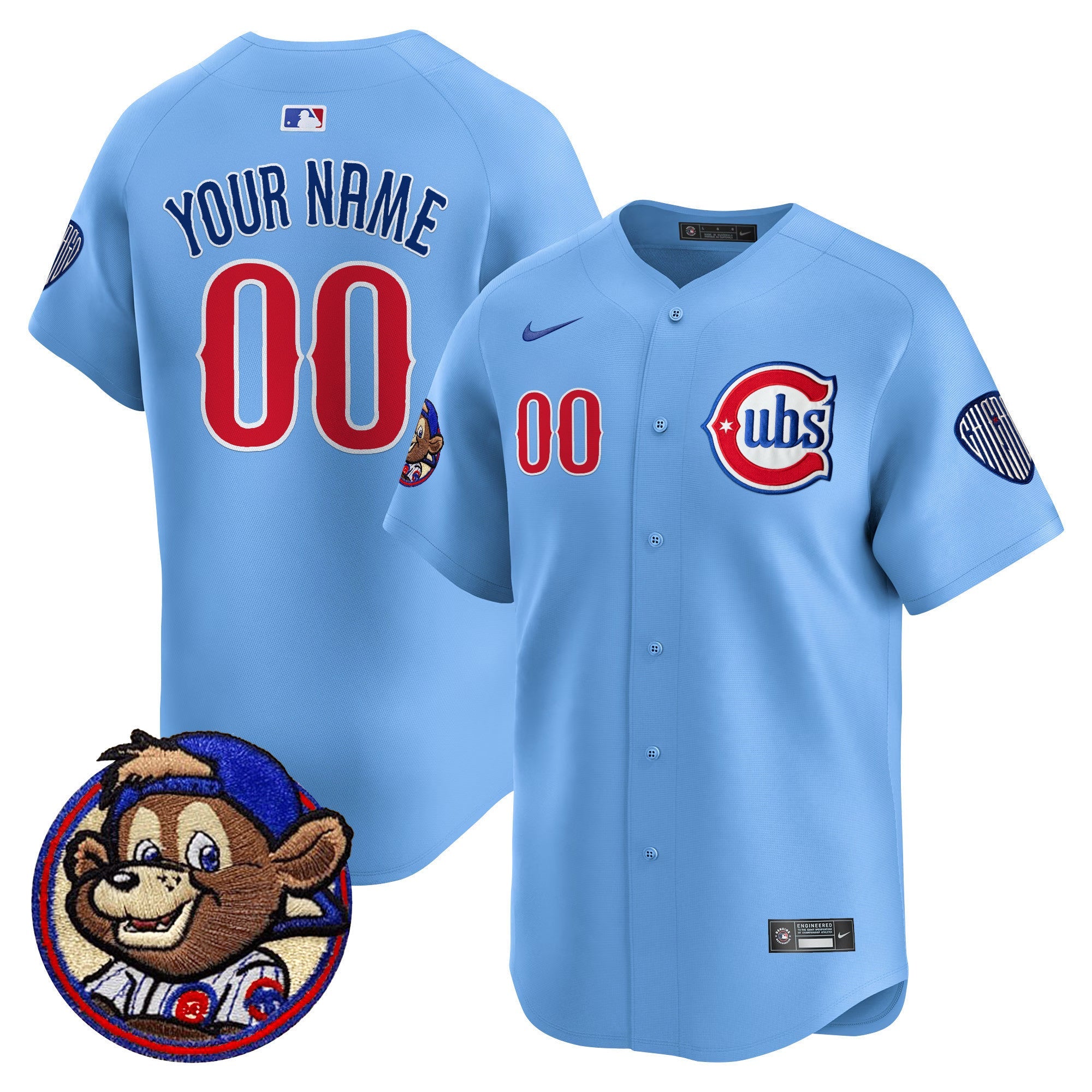 Chicago Clark Patch Vapor Premier Limited Custom Jersey