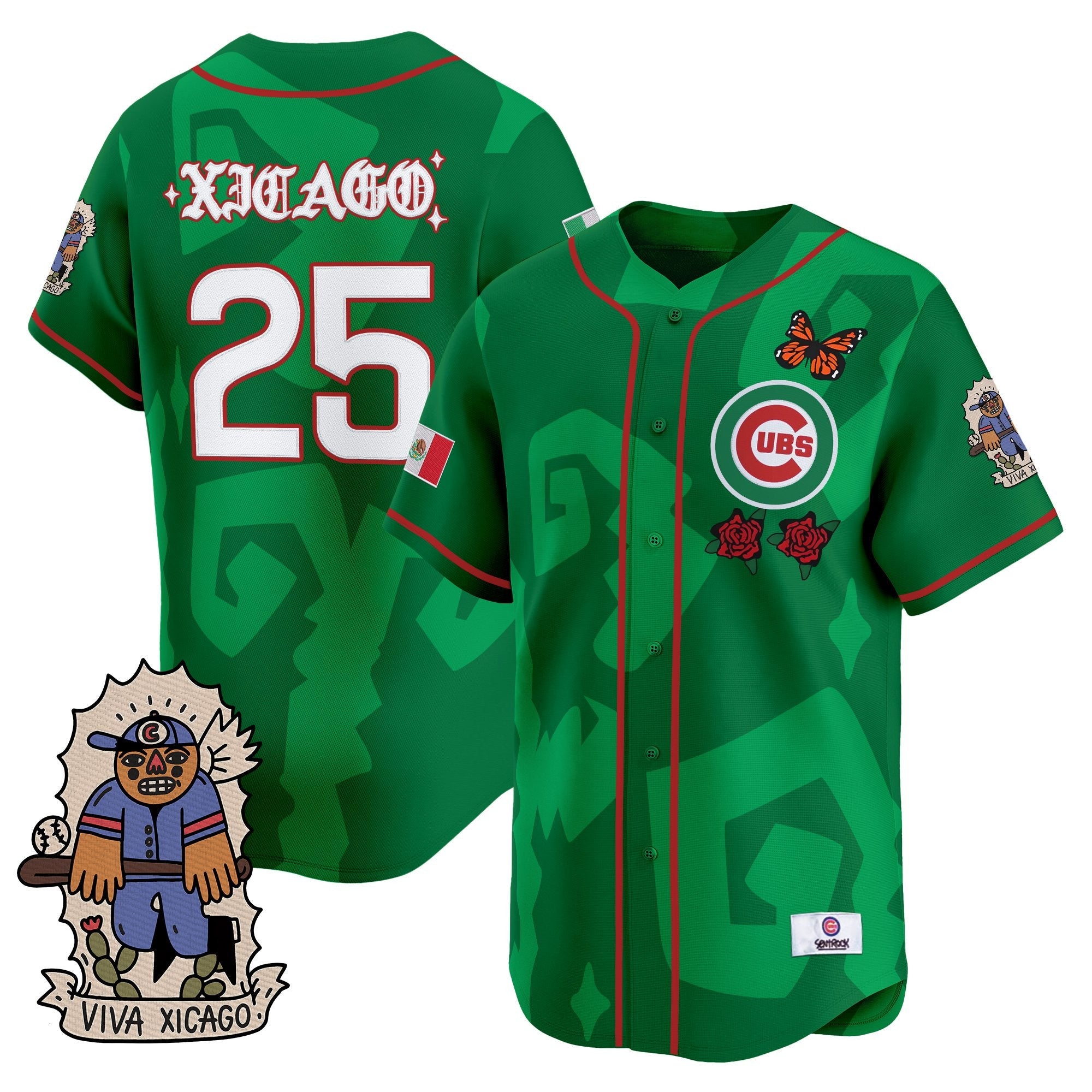 Men’s 2025 Chicago Mexican Heritage Vapor Premier Limited Jersey – Stitched