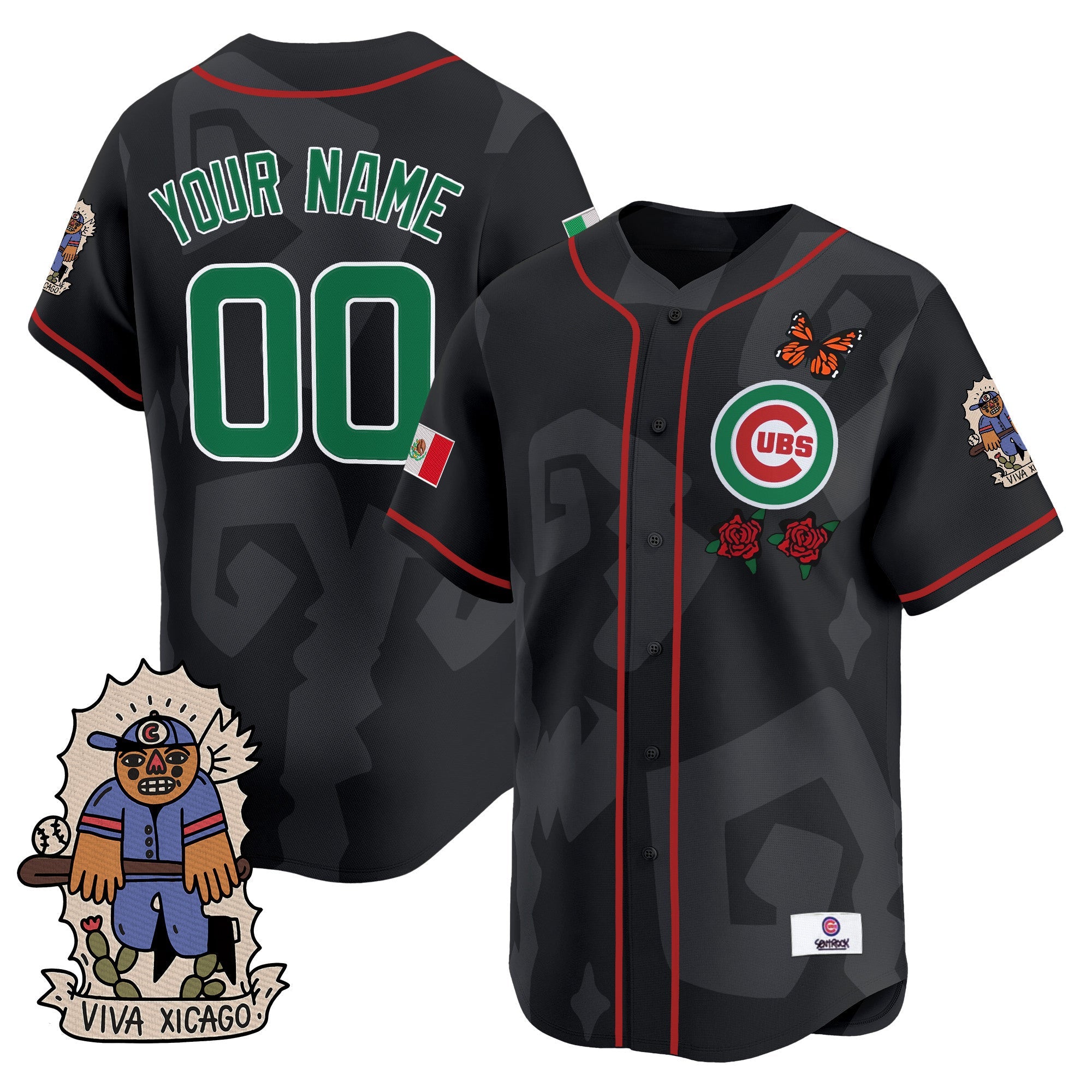 2025 Chicago Mexican Heritage Vapor Premier Limited Custom Jersey – Stitched