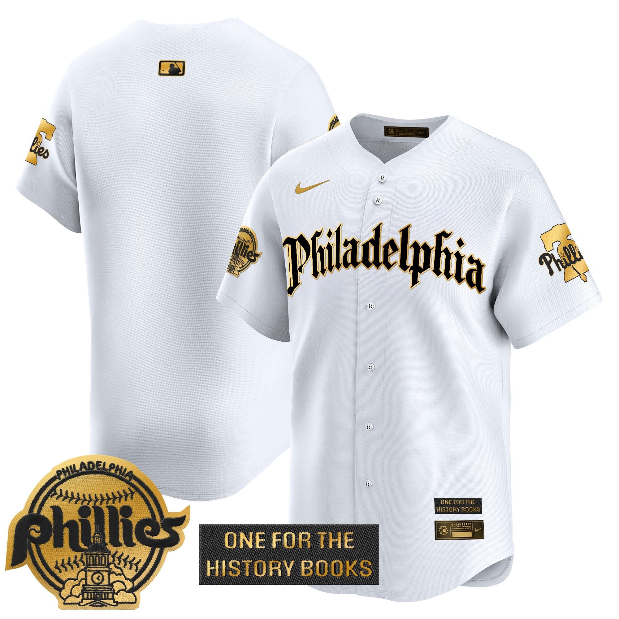 Men’s ‘Retro Newspaper Edition’ Gold Vapor Premier Limited Jersey