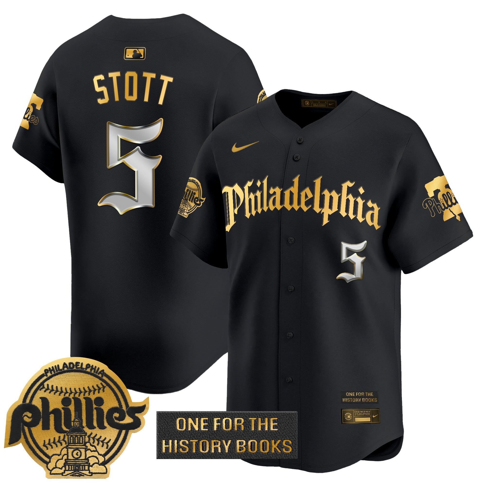 Men’s ‘Retro Newspaper Edition’ Gold Vapor Premier Limited Jersey