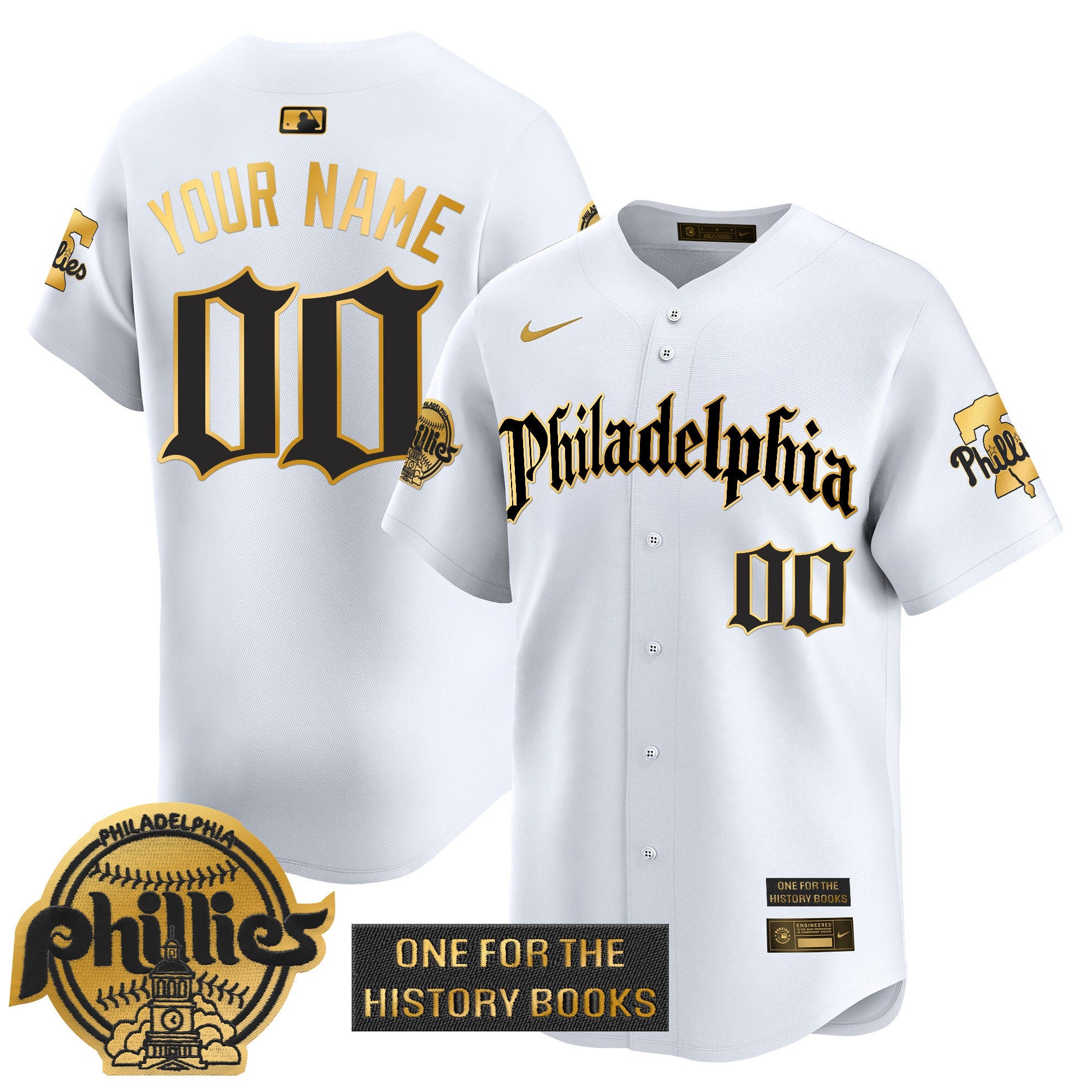 ‘Retro Newspaper Edition’ Gold Vapor Premier Limited Custom Jersey