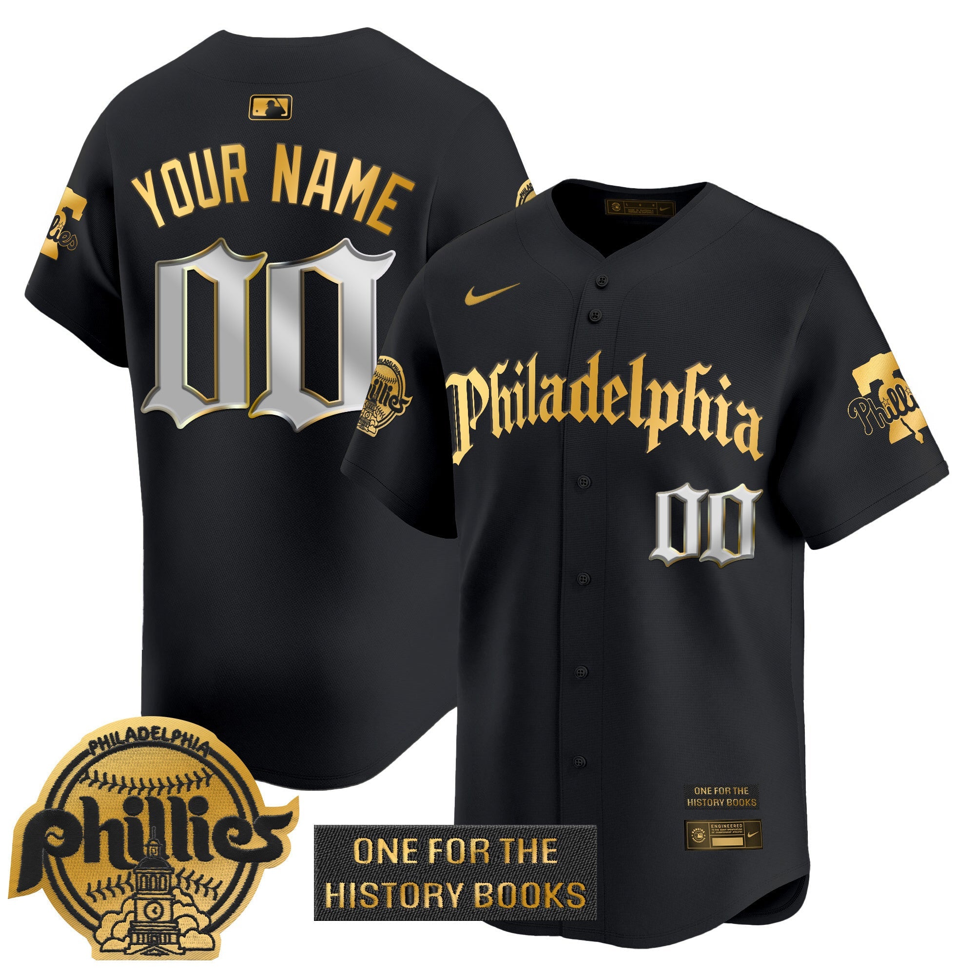 ‘Retro Newspaper Edition’ Gold Vapor Premier Limited Custom Jersey