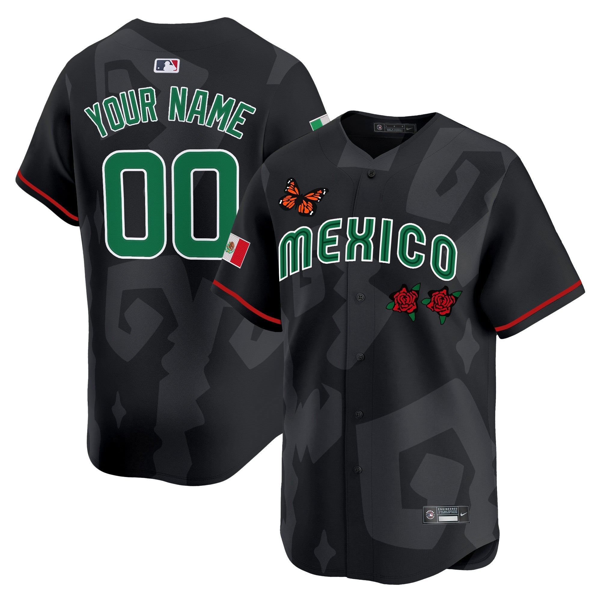 2025 Mexican Heritage x Sentrock Vapor Premier Limited Custom Jersey – Stitched