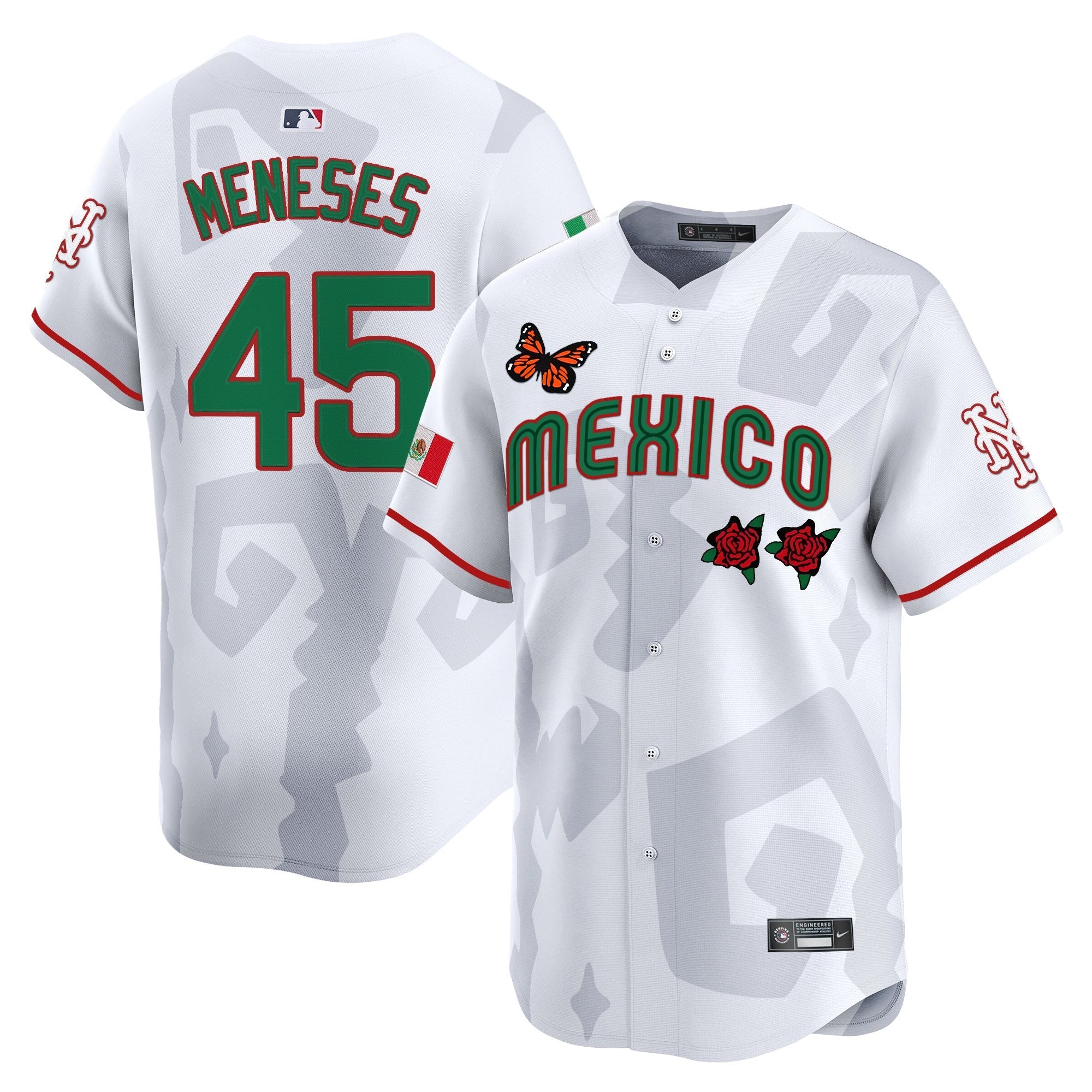Men’s 2025 Mexican Heritage x Sentrock Vapor Premier Limited Jersey – Stitched