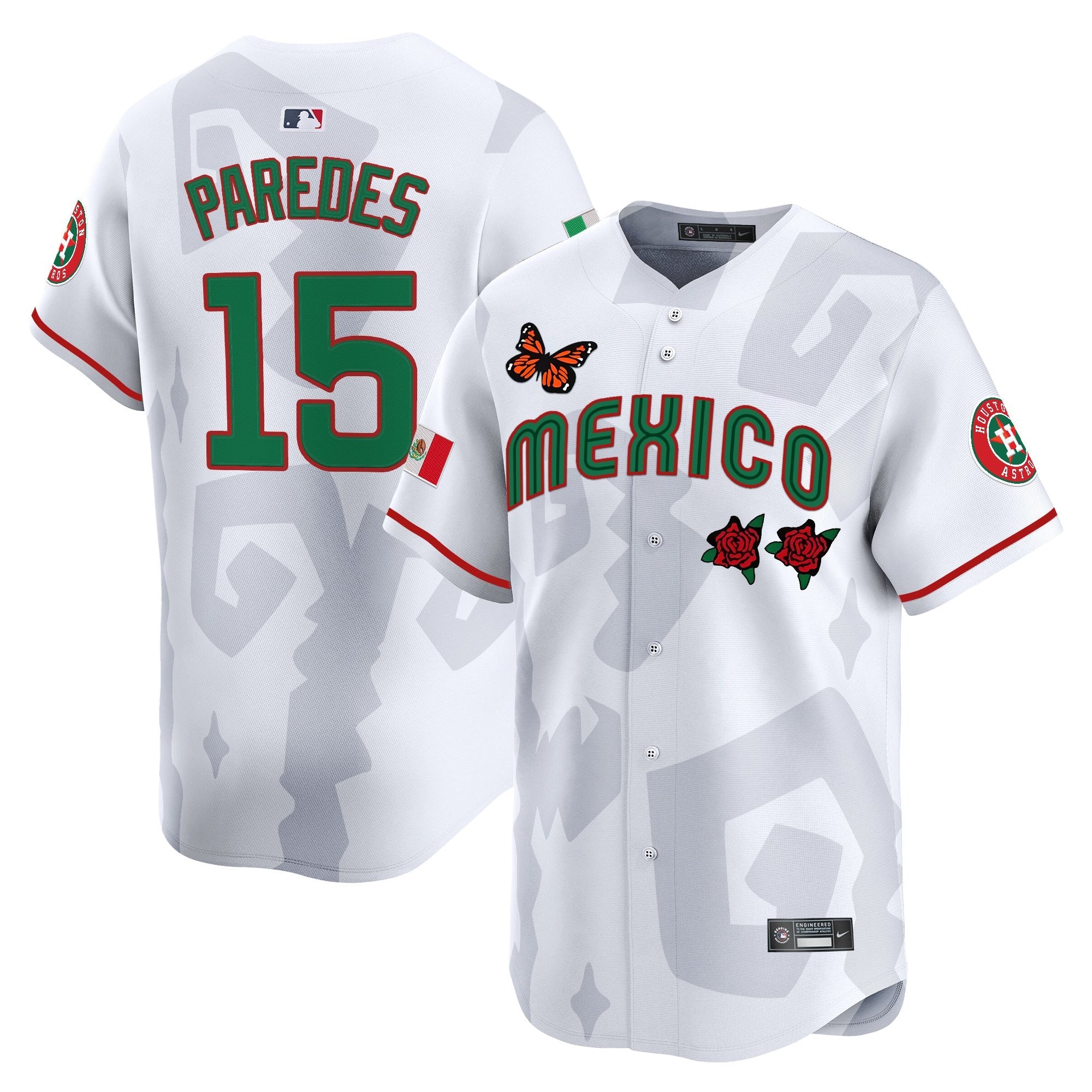 Men’s 2025 Mexican Heritage x Sentrock Vapor Premier Limited Jersey – Stitched