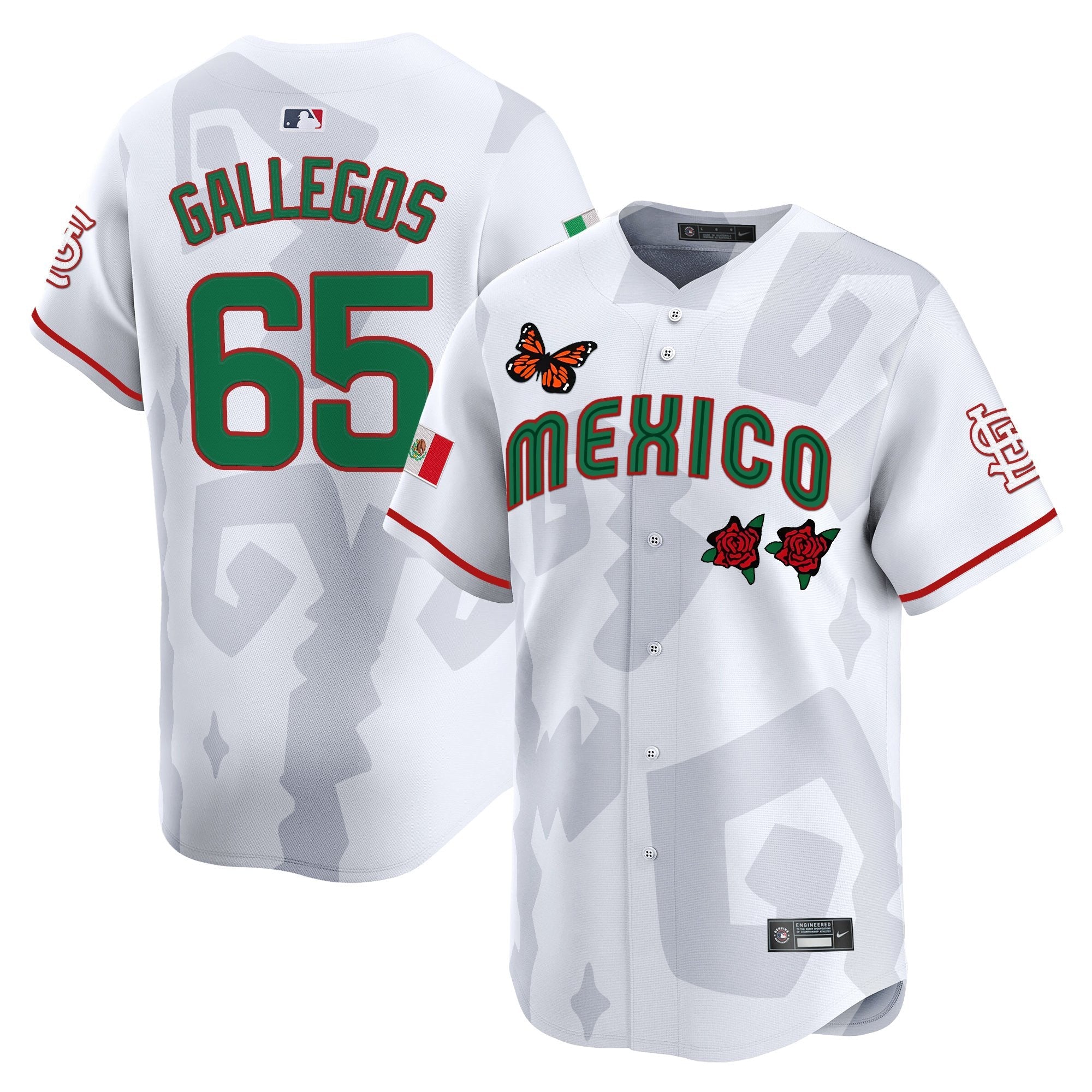 Men’s 2025 Mexican Heritage x Sentrock Vapor Premier Limited Jersey – Stitched