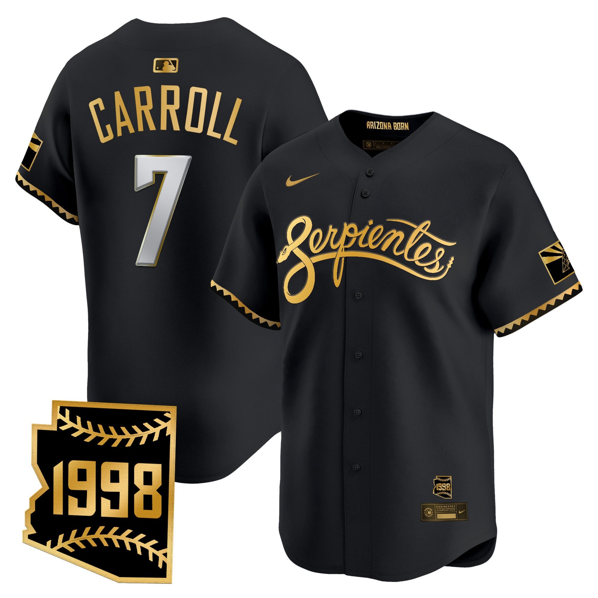 Men’s Arizona 2025 City Connect Vapor Premier Limited Jersey V2 – Stitched
