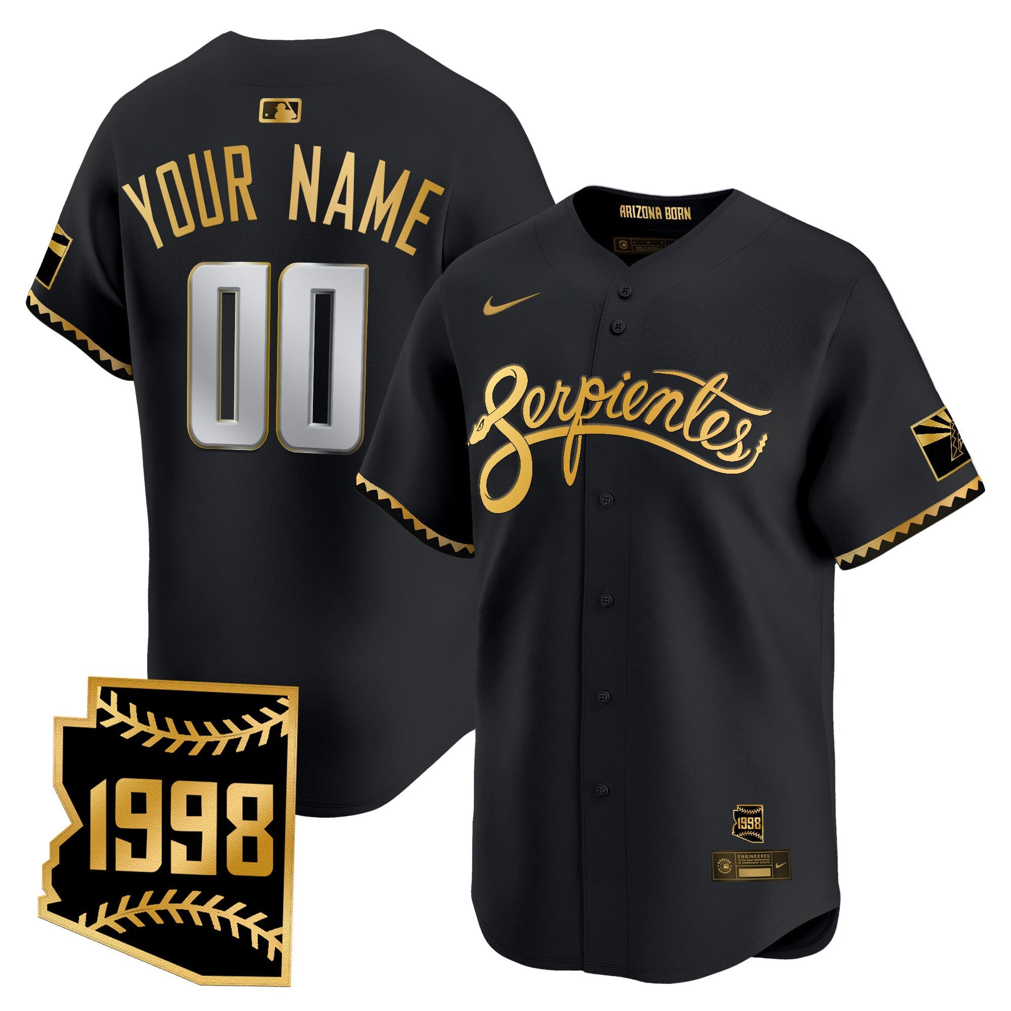 Arizona 2025 City Connect Vapor Premier Limited Custom Jersey V2 – Stitched