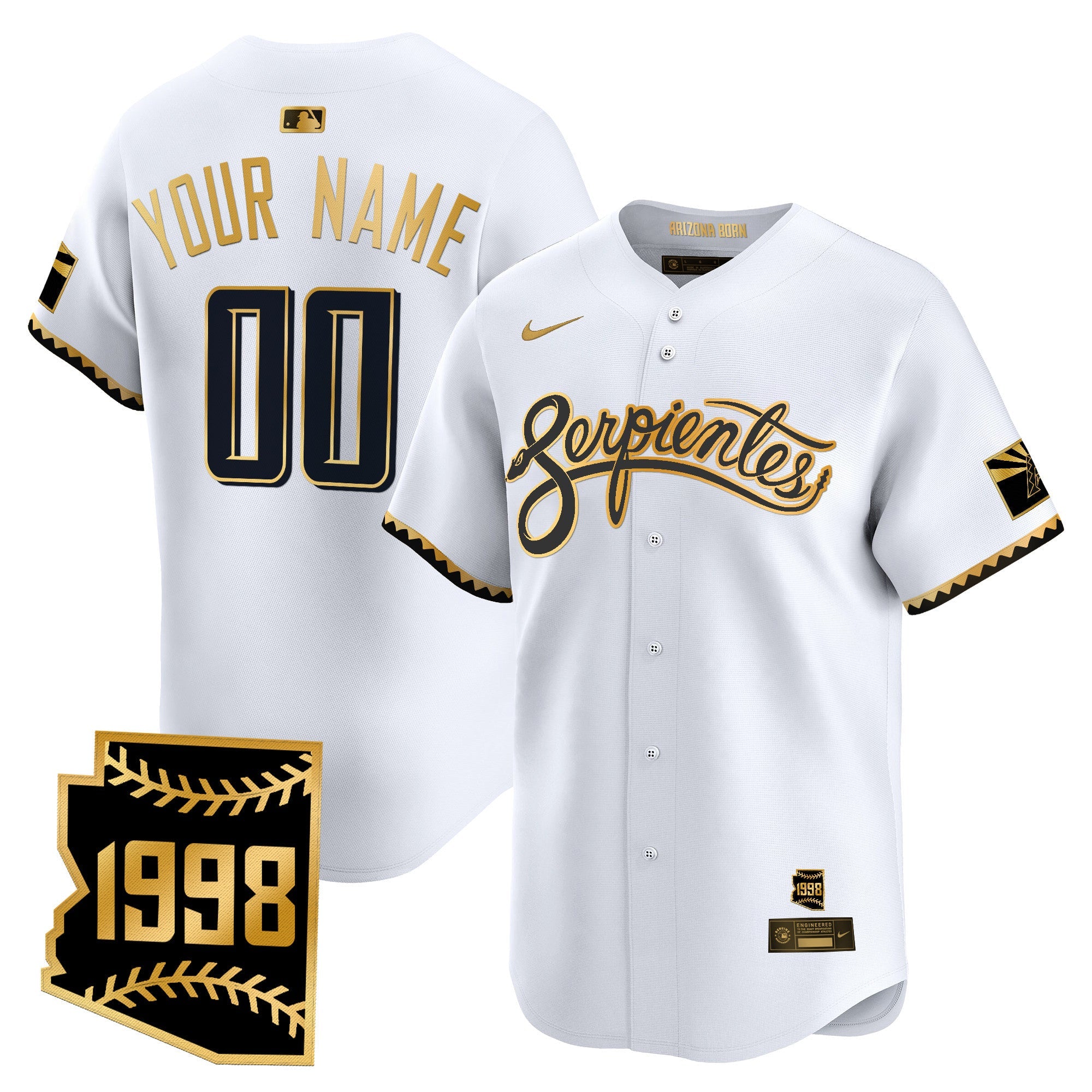 Arizona 2025 City Connect Vapor Premier Limited Custom Jersey V2 – Stitched
