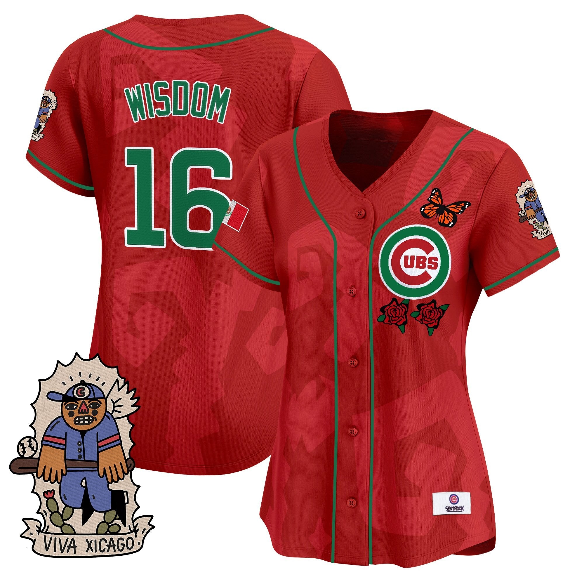 Women’s 2025 Chicago Mexican Heritage Vapor Premier Limited Jersey – Stitched