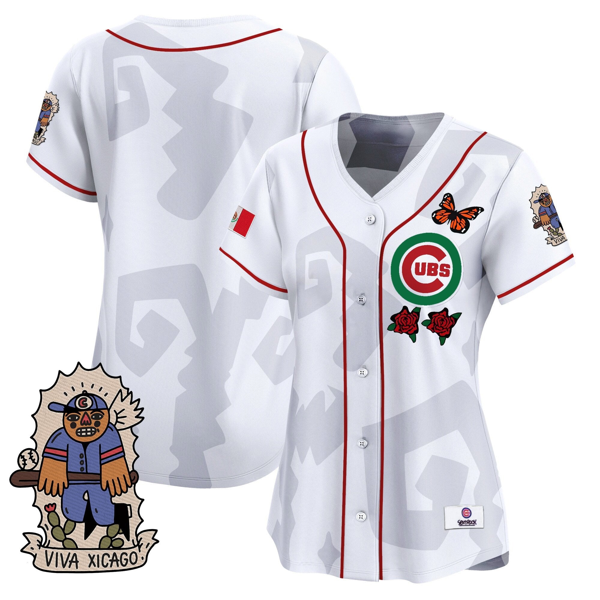 Women’s 2025 Chicago Mexican Heritage Vapor Premier Limited Jersey – Stitched
