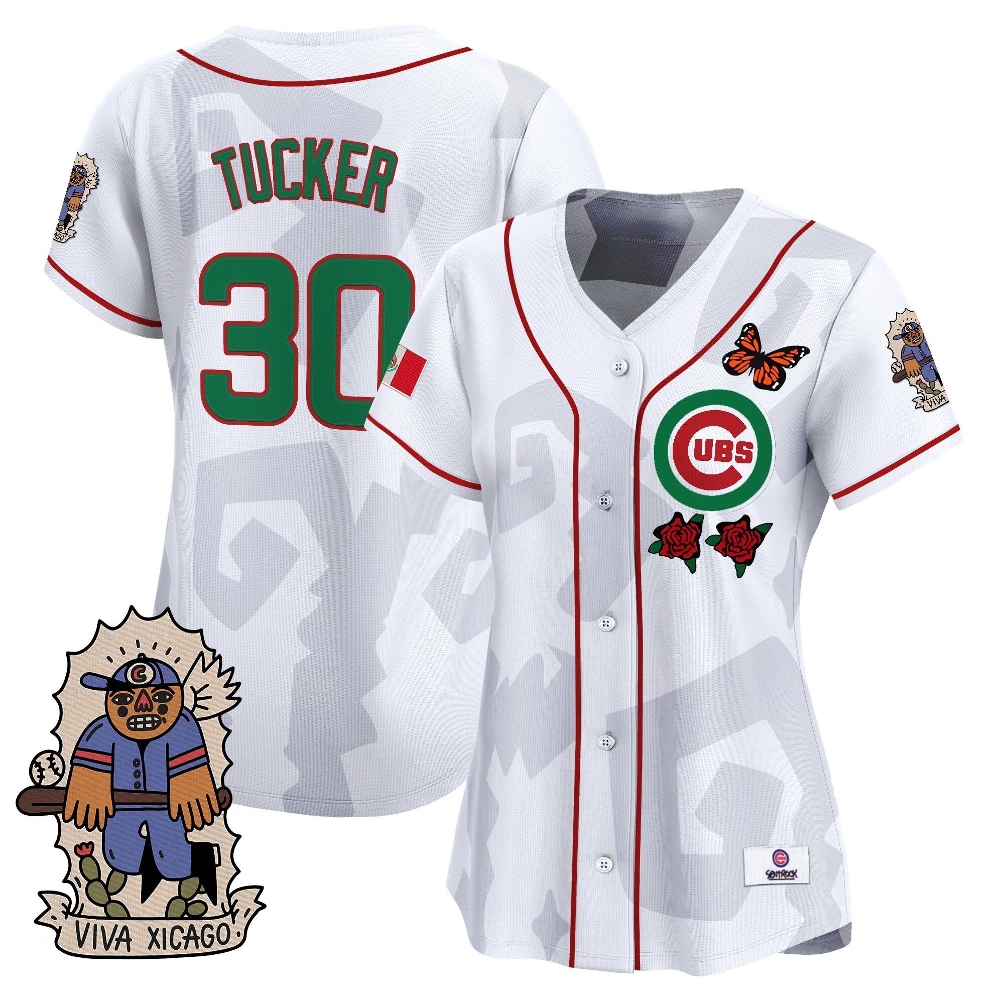 Women’s 2025 Chicago Mexican Heritage Vapor Premier Limited Jersey – Stitched