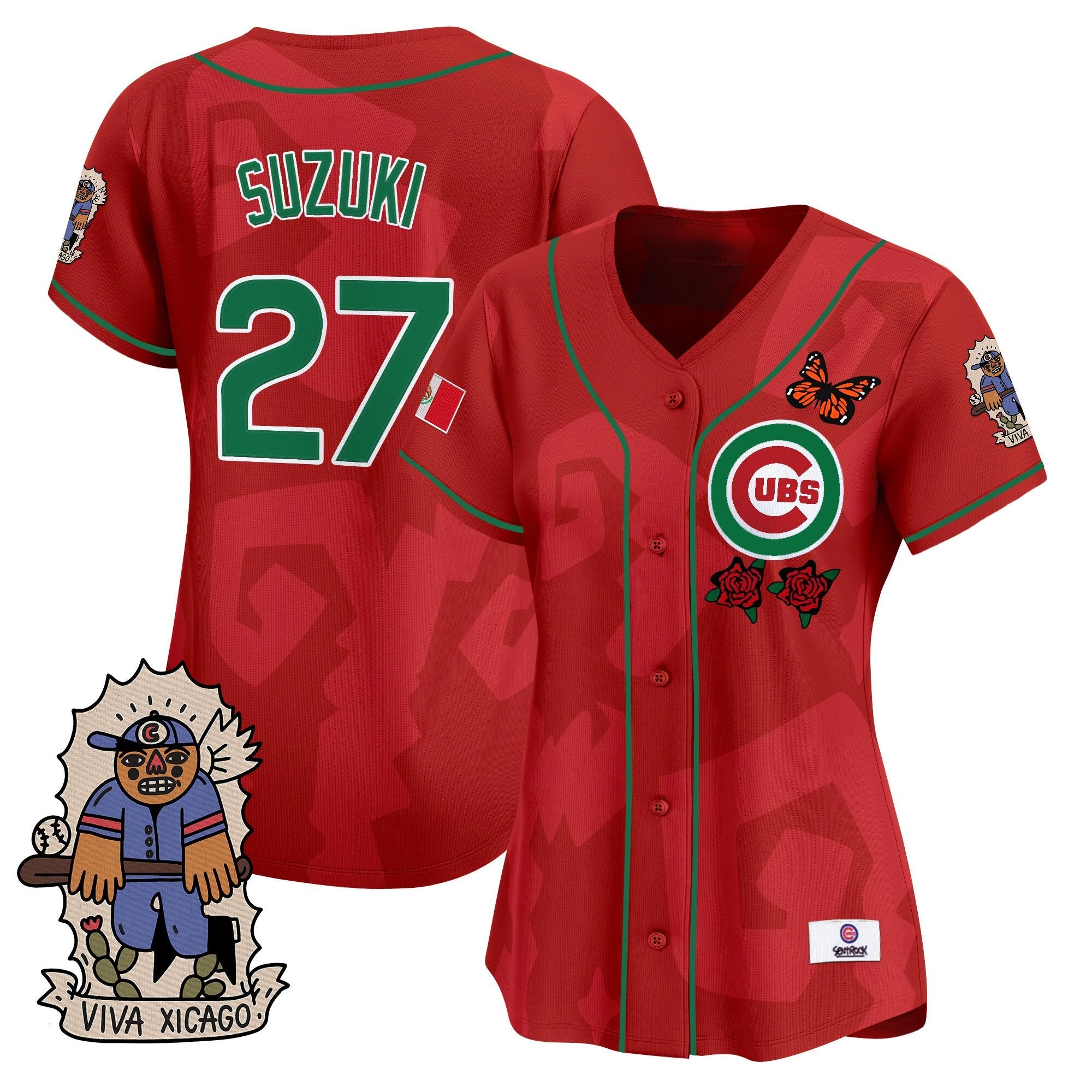 Women’s 2025 Chicago Mexican Heritage Vapor Premier Limited Jersey – Stitched
