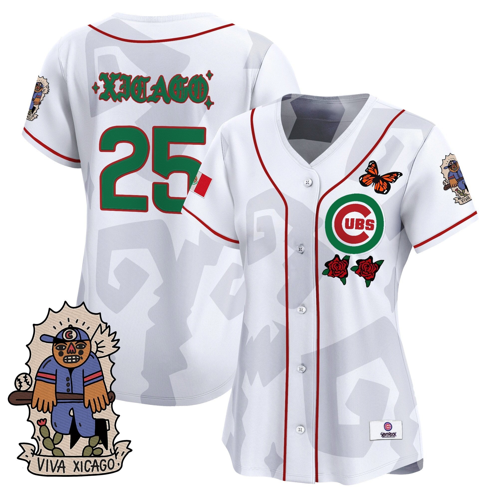 Women’s 2025 Chicago Mexican Heritage Vapor Premier Limited Jersey – Stitched