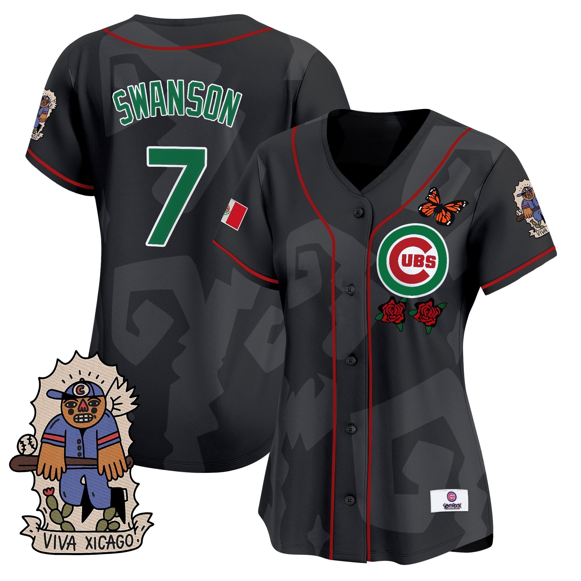 Women’s 2025 Chicago Mexican Heritage Vapor Premier Limited Jersey – Stitched